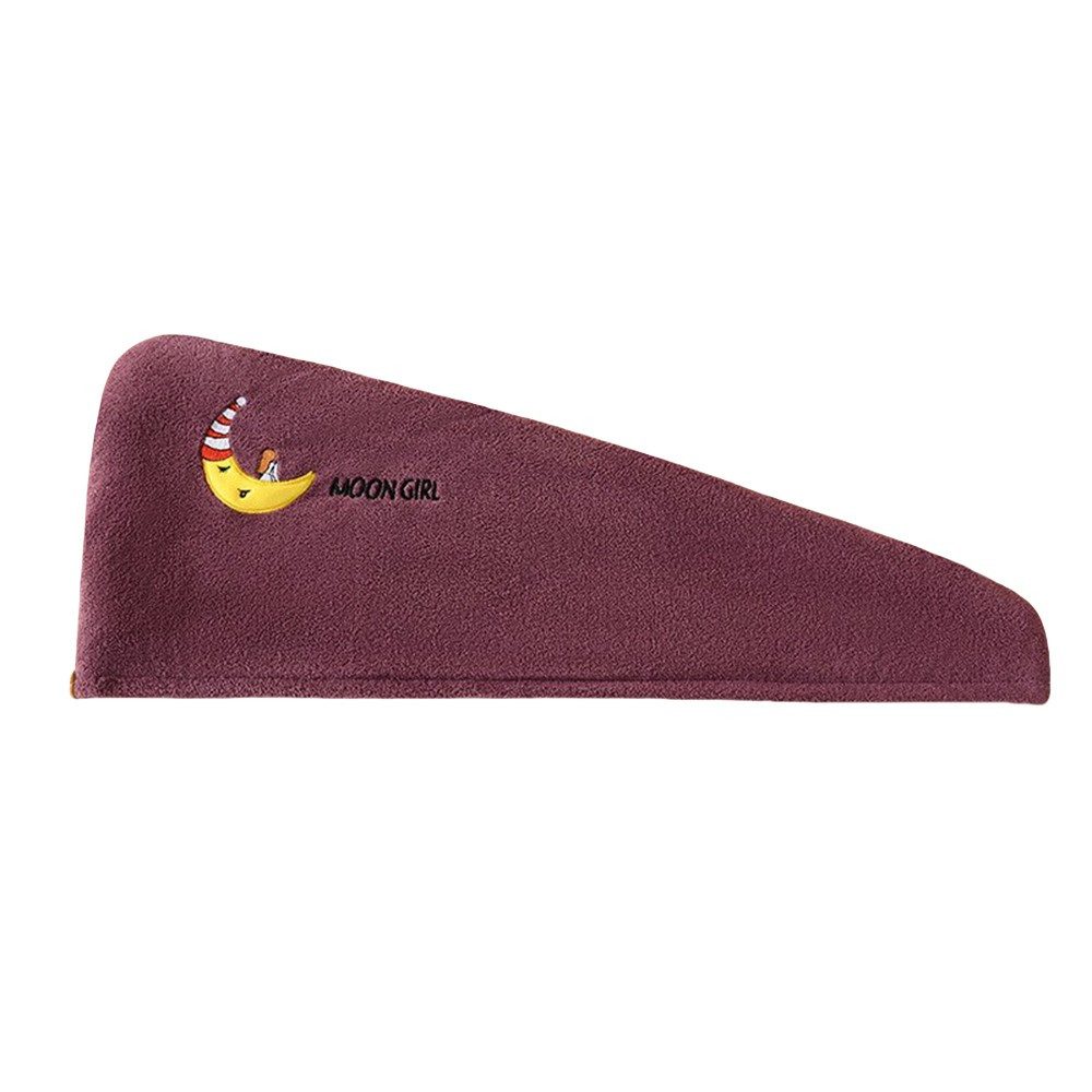 Coonoor Turban-Handtuch Turban Handtuch mit Knopf, (2-St)