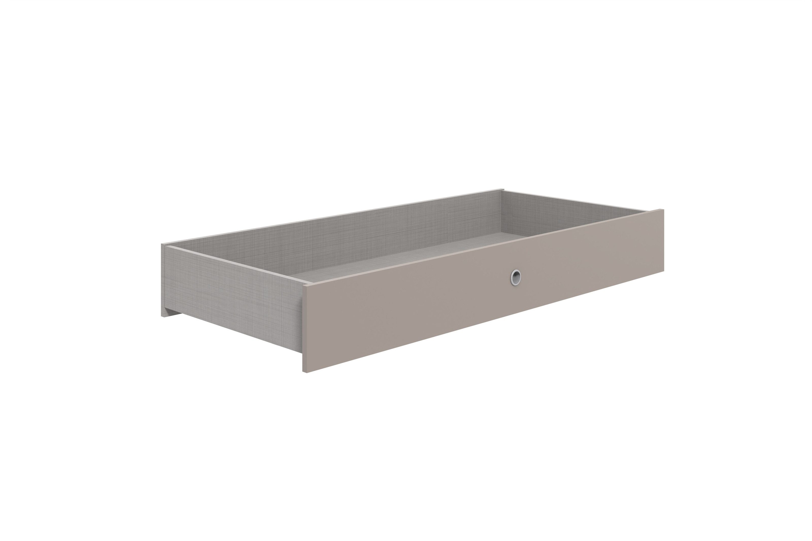 Wimex Bettschubkasten in SAHARAGRAU - 137x19x58cm (BxHxT)