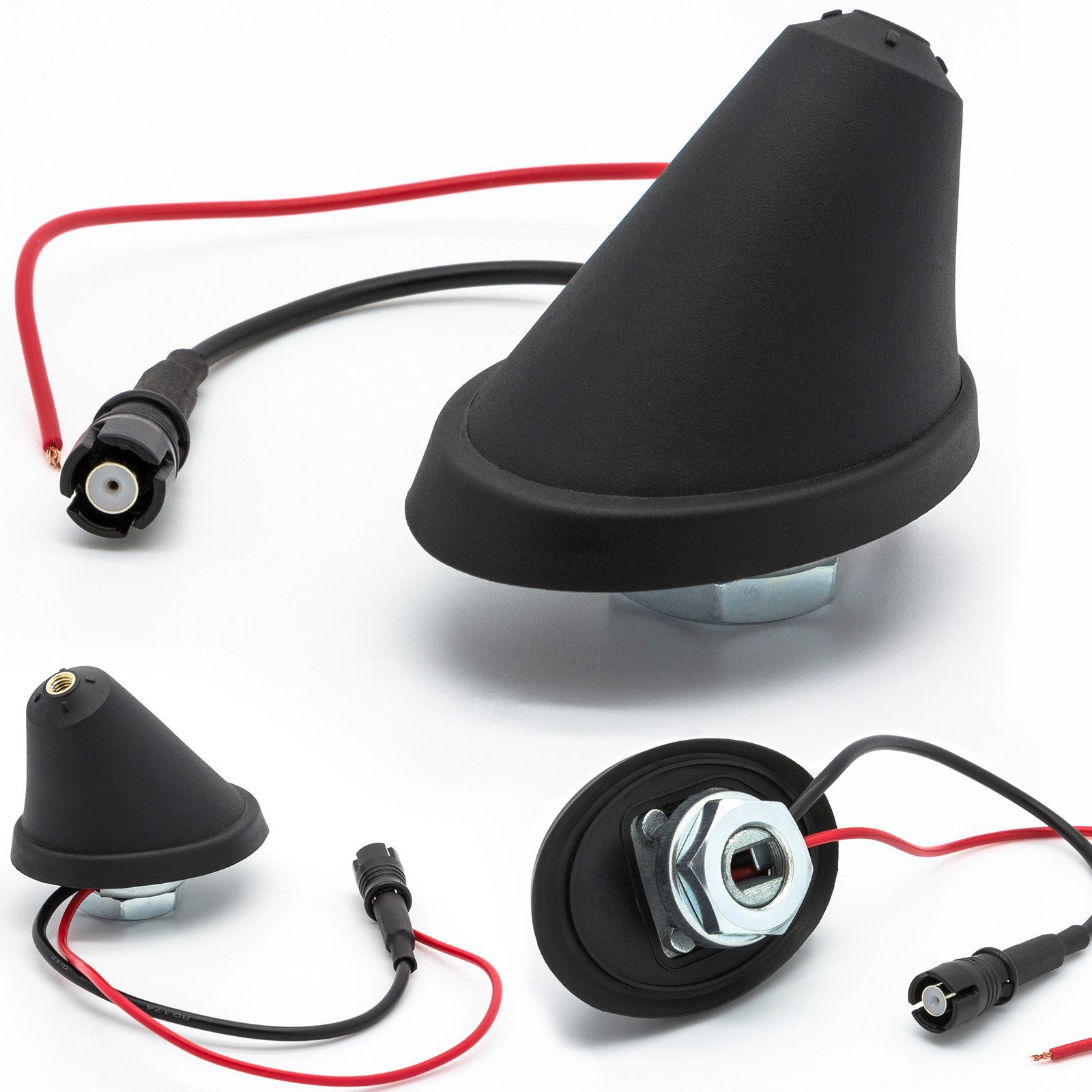 Adapter Universe Universal Set 5cm KFZ Kurz Stabantenne Dachantenne + Antennenfuß Stabantenne – Bild 4 von 5