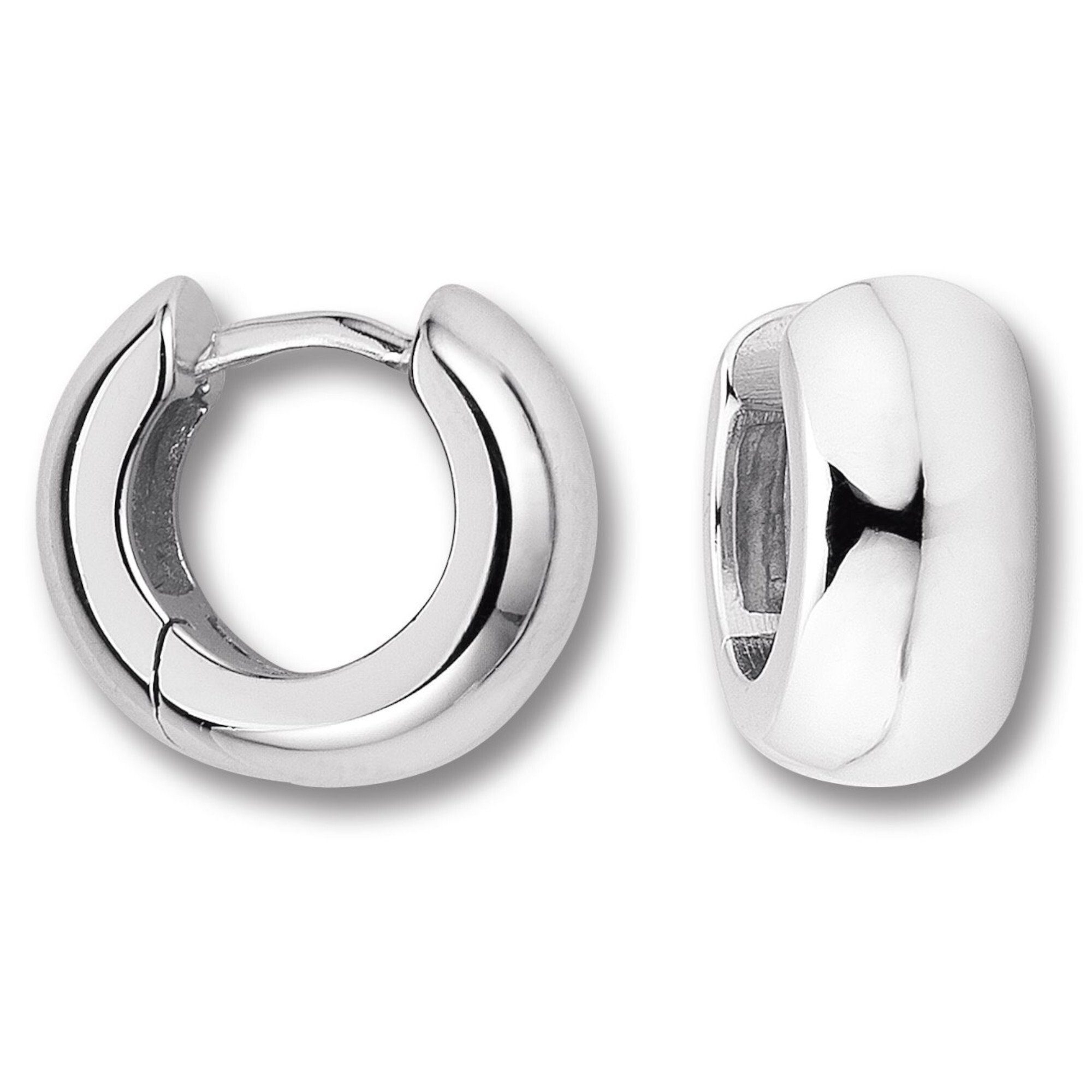 ONE ELEMENT Paar Creolen Ohrringe Creolen aus 925 Silber, Zurückhaltend & edel – passt zu eleganten wie lässigen Looks