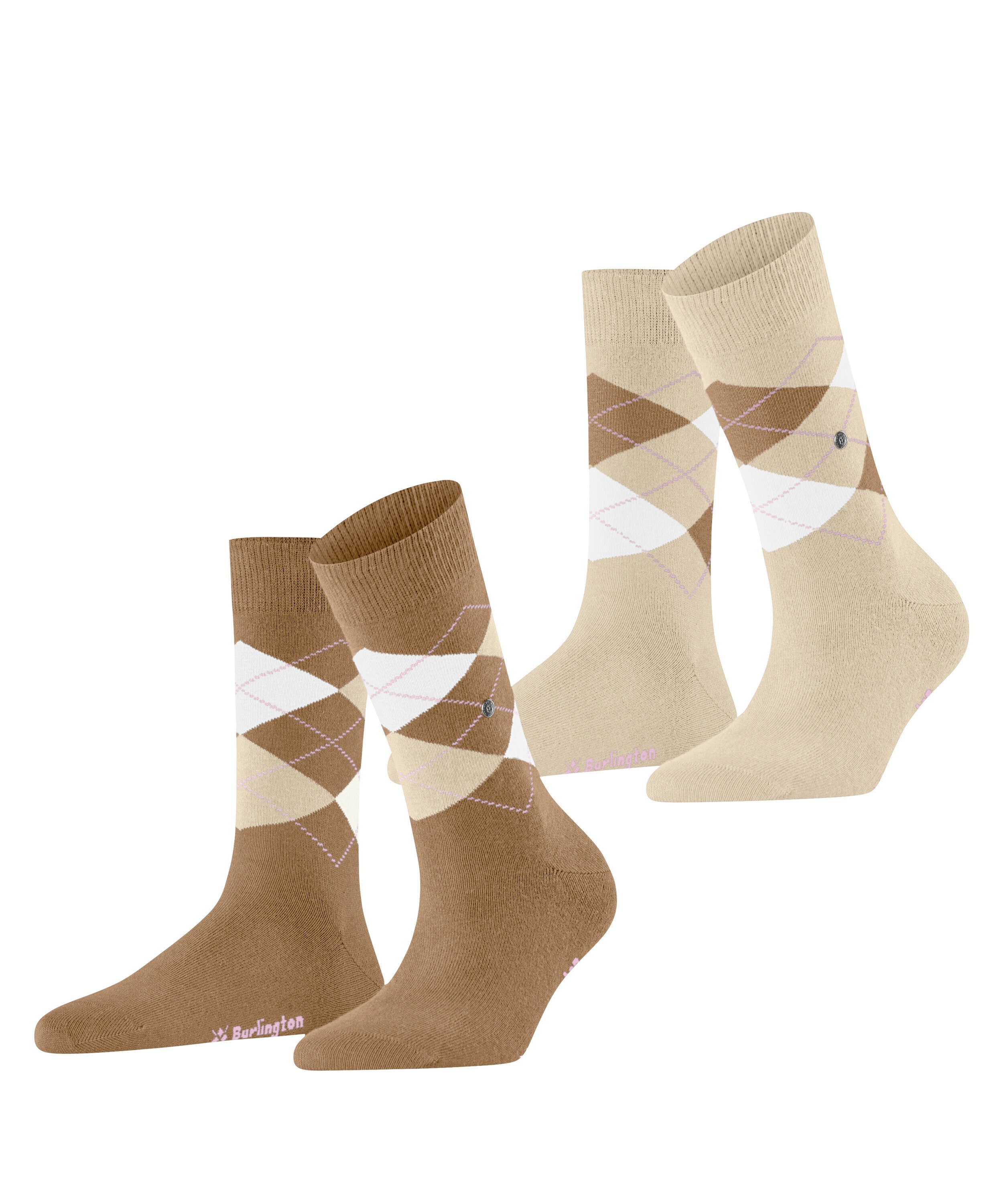 Burlington Socken Burlington Everyday Argyle Damen (2-Paar)