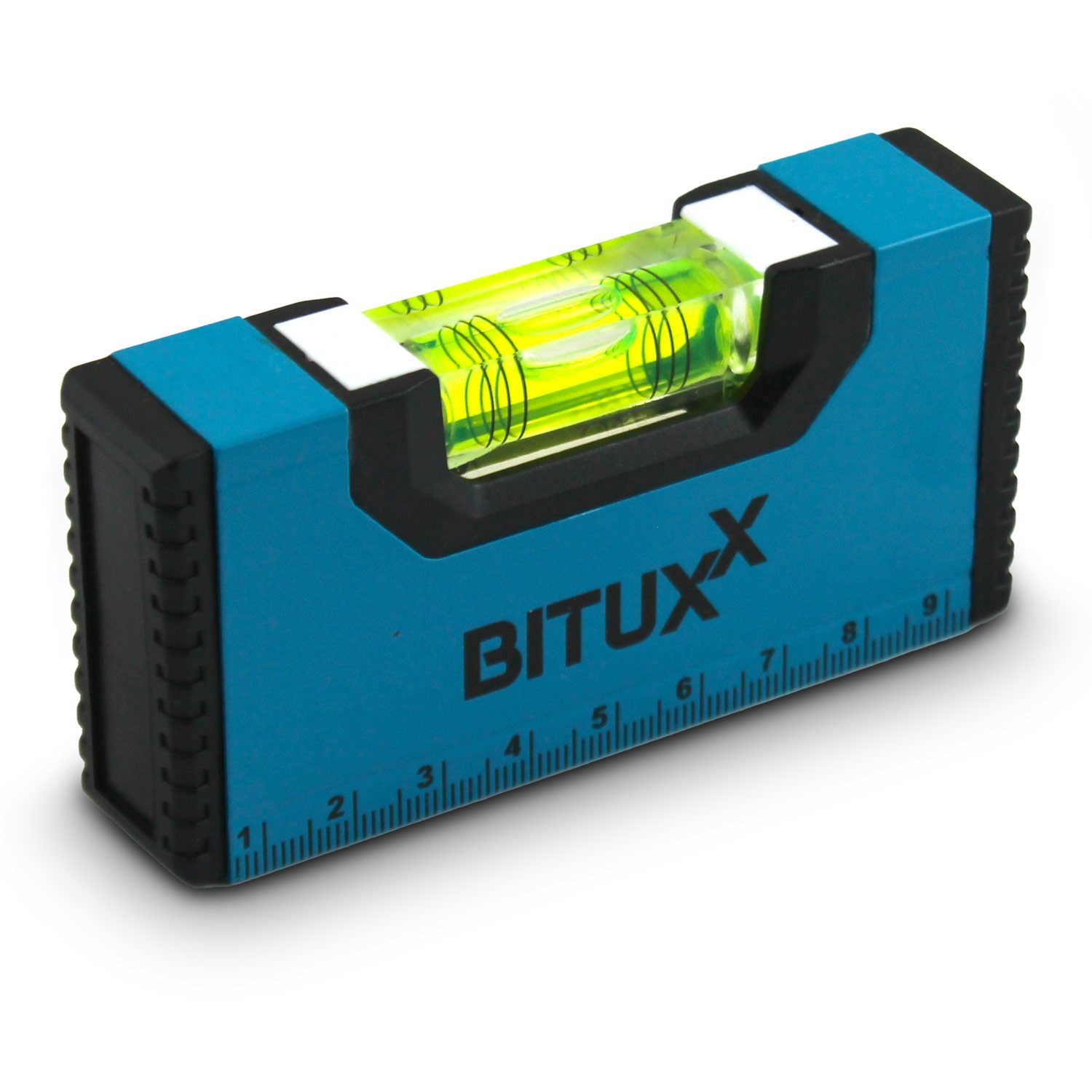 Bituxx Wasserwaage Bituxx Aluminium Wasserwaagen magnetisch Set 10 / 30 / 80 / 120 cm, (Spar-Set, 4 St., MS-19476)