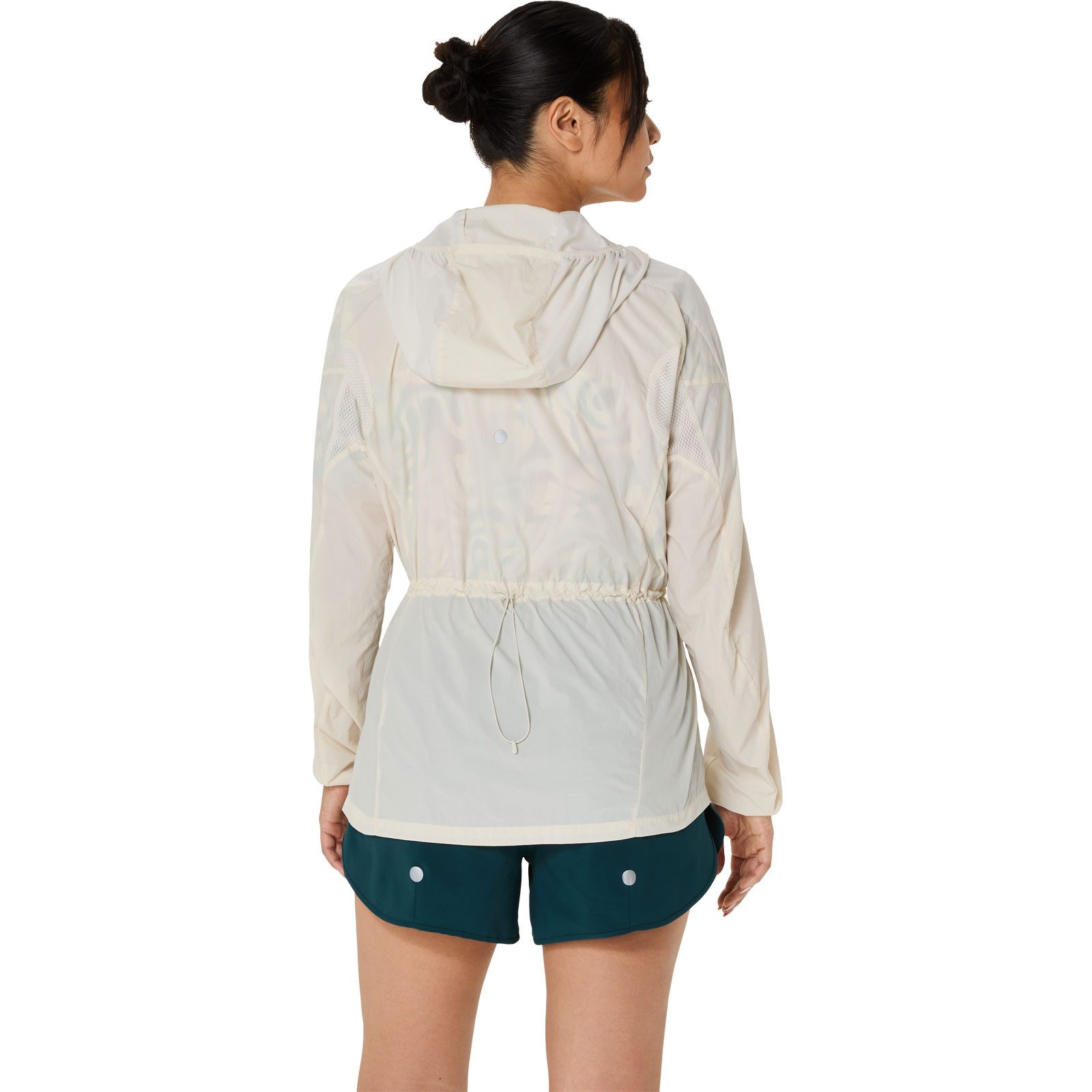 Asics Laufjacke Road Packable Jacket Lady 2012D076-200 Kann leicht verstaut werden