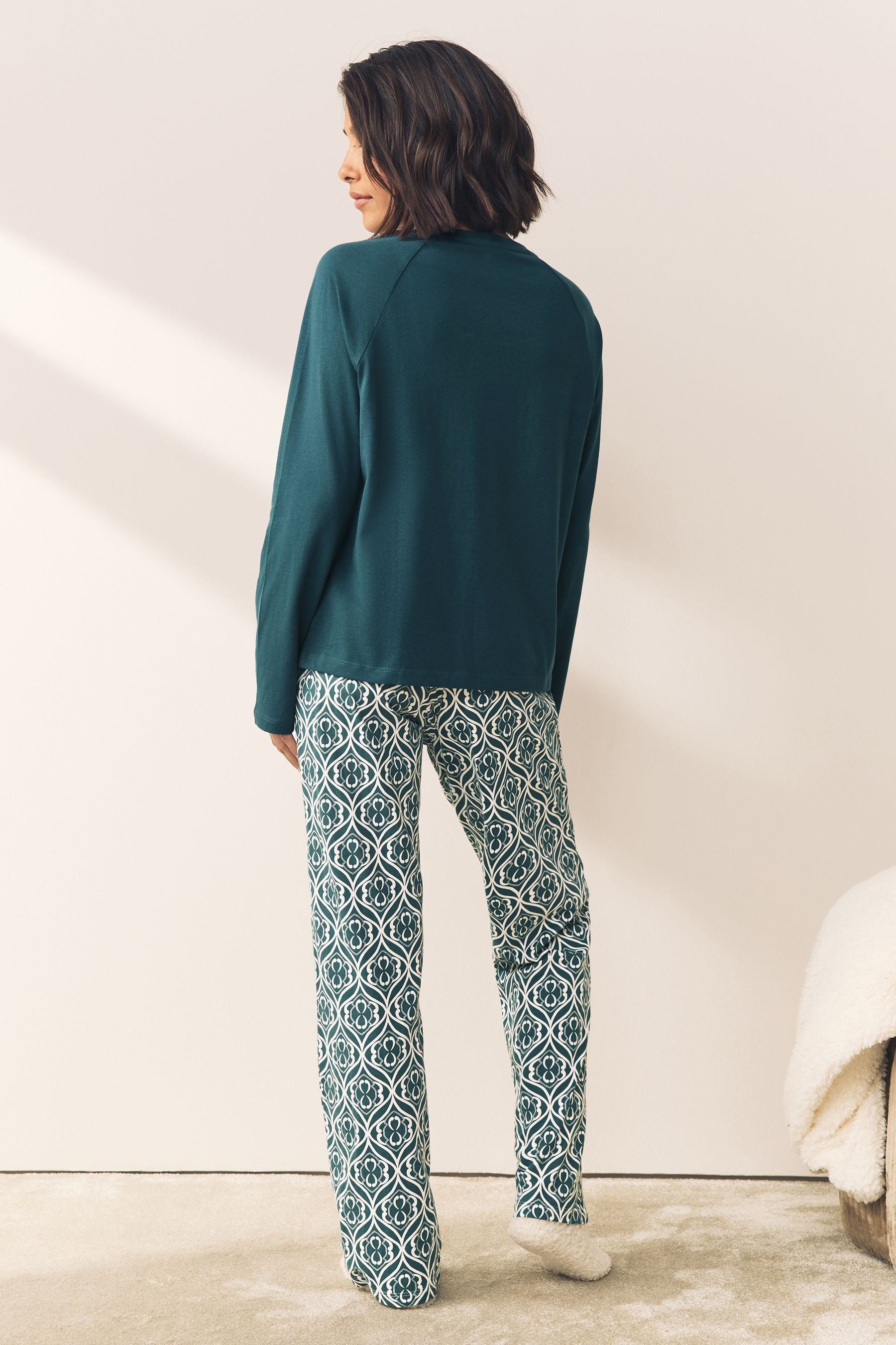 Next Pyjama Langärmeliger Pyjama (2 tlg) günstig online kaufen