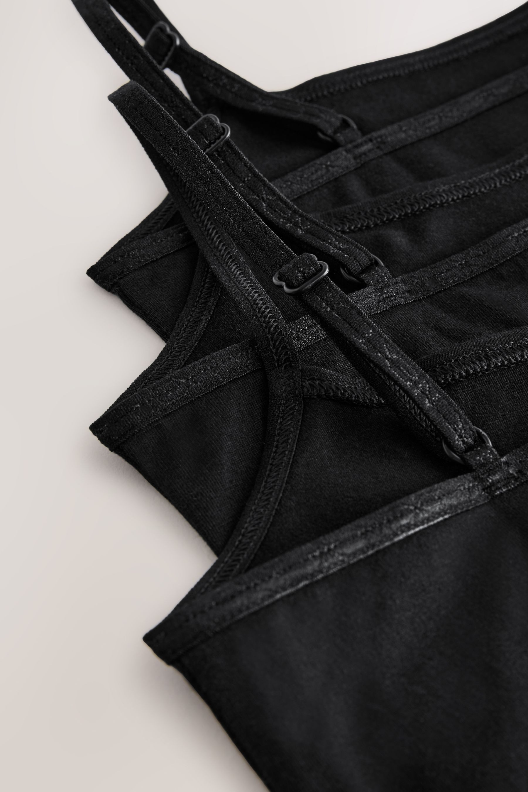 Next Trägertop Trägertops mit Spaghettiträgern, 3er-Pack (3-tlg)