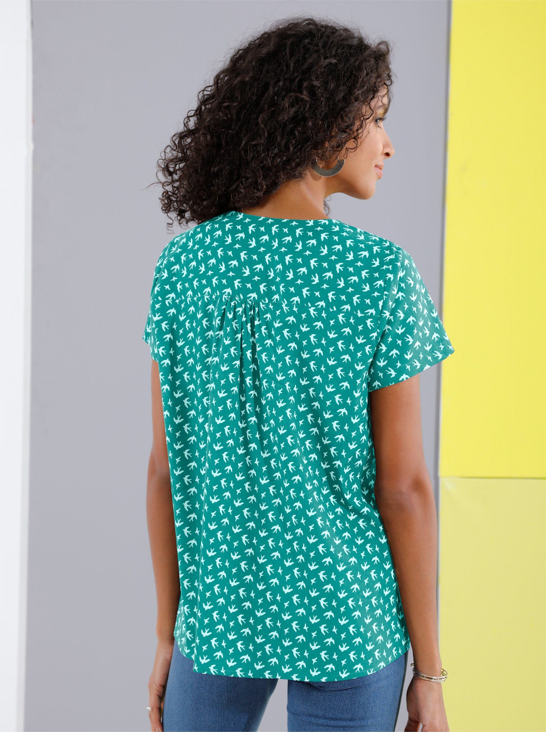 Klassische Bluse Schlupf-Bluse