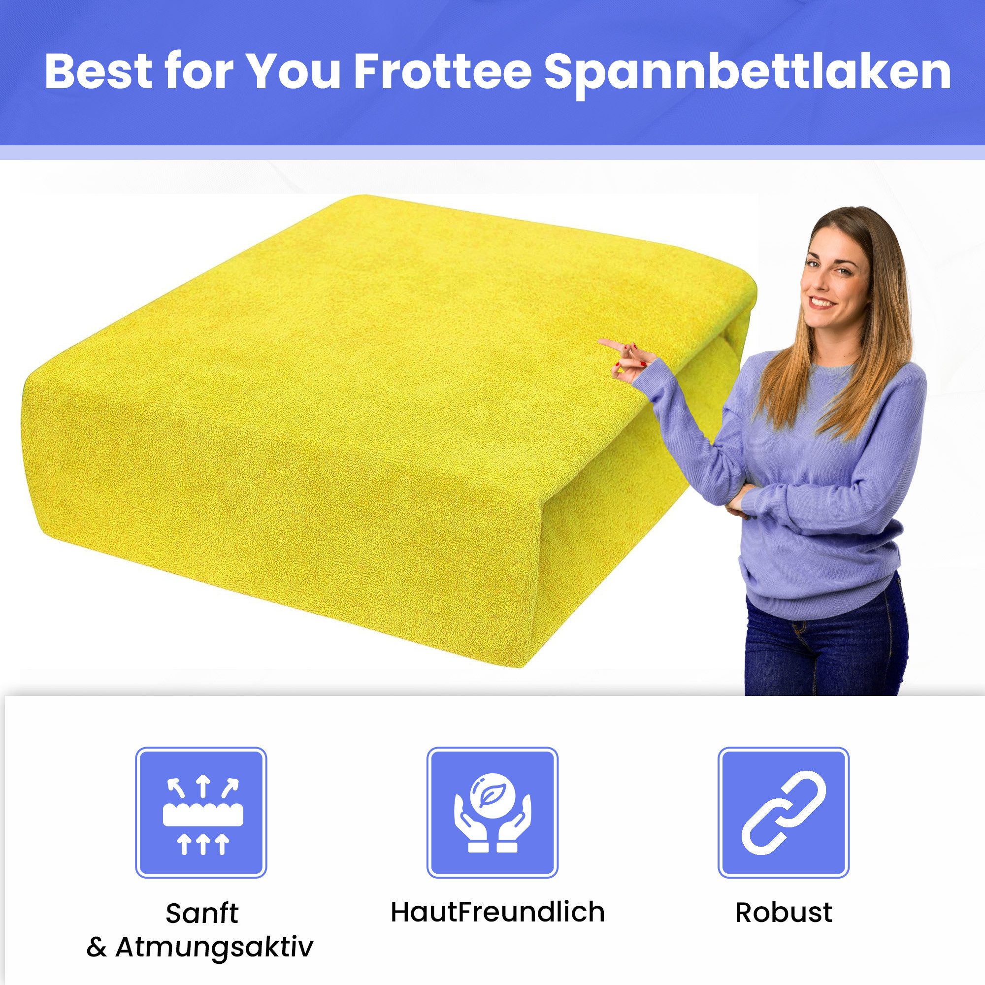Best for You Spannbettlaken Frotte 60x120 günstig online kaufen