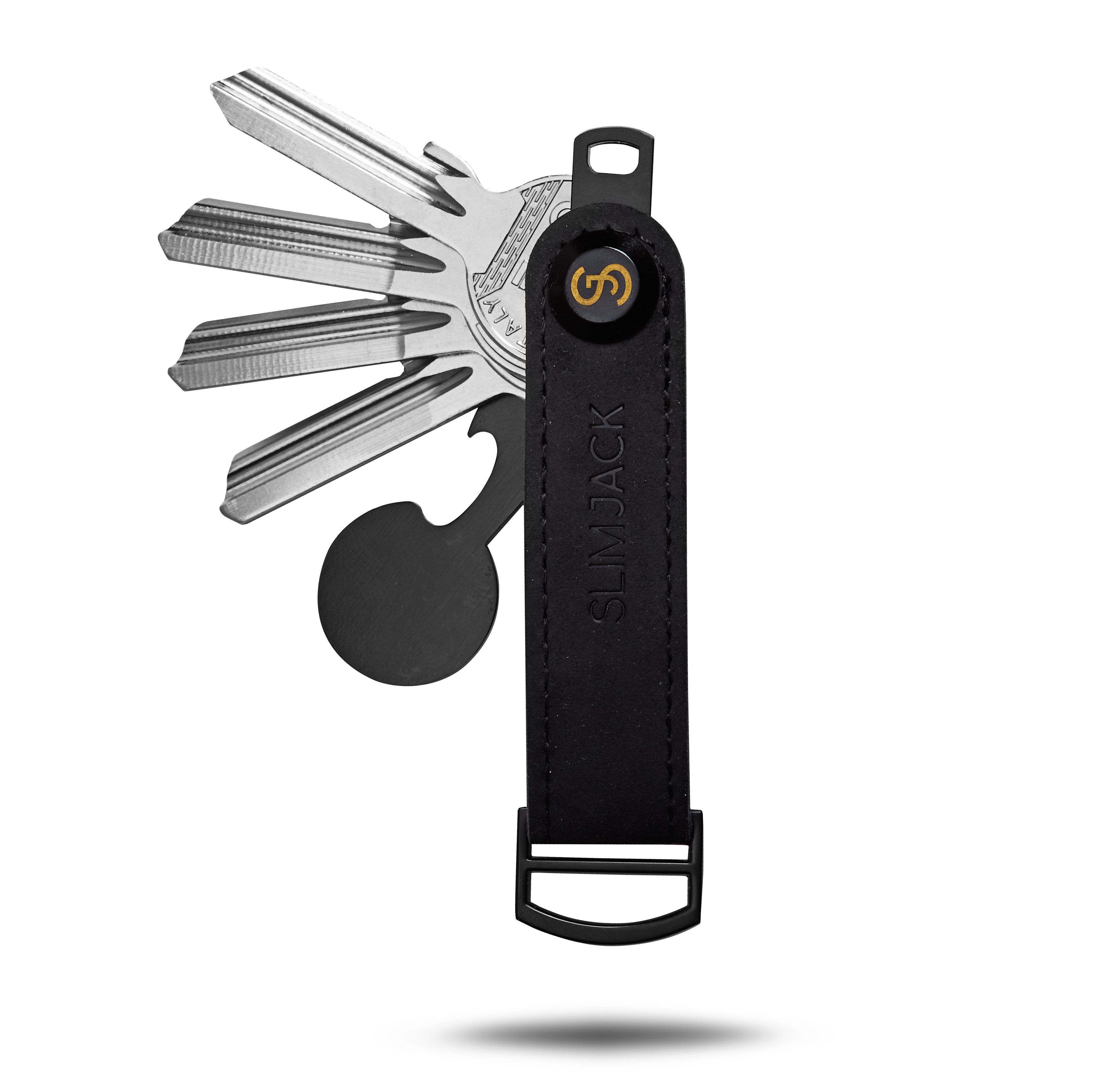 SLIMJACK Schlüsselanhänger SLIMJACK Keyholder mit Flaschenöffner, 1-9 Schlüssel + weitere Auto-/Fahrradschlüssel am Anhänger
