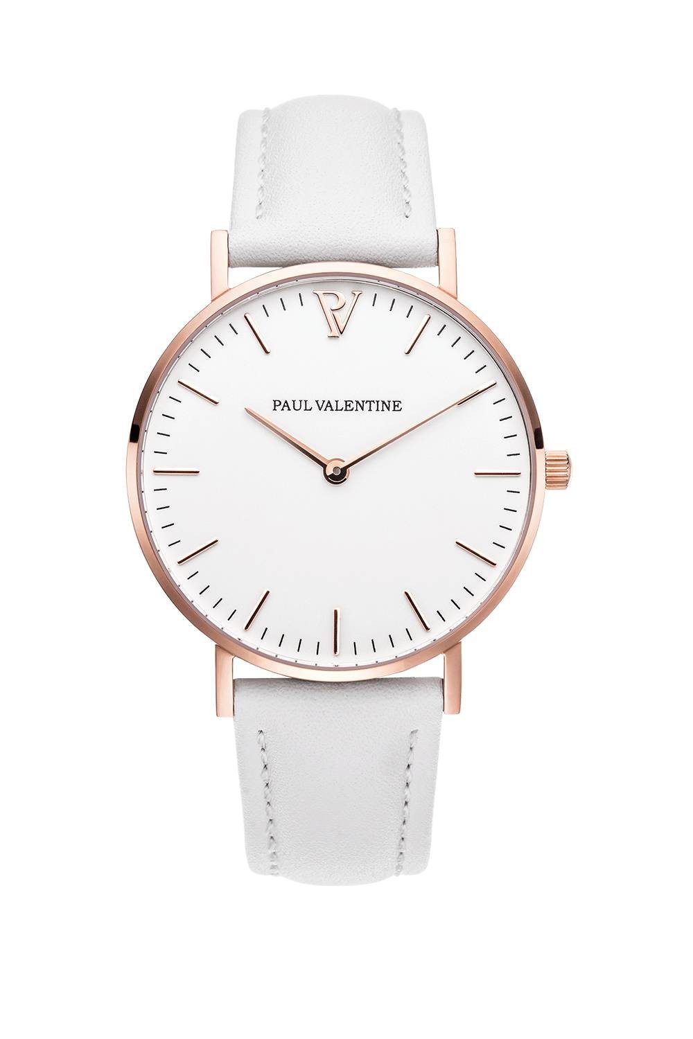 Paul Valentine Quarzuhr MARINA ROSEGOLD WHITE