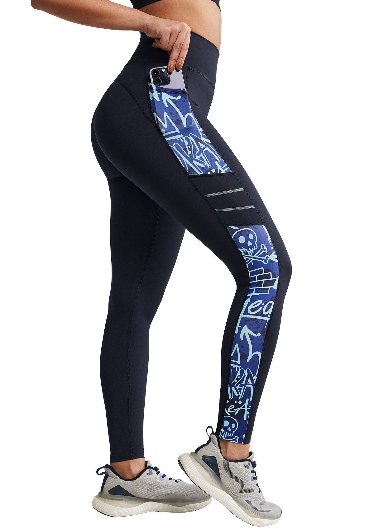 Yvette Leggings Printed Damen Sporthose mit günstig online kaufen