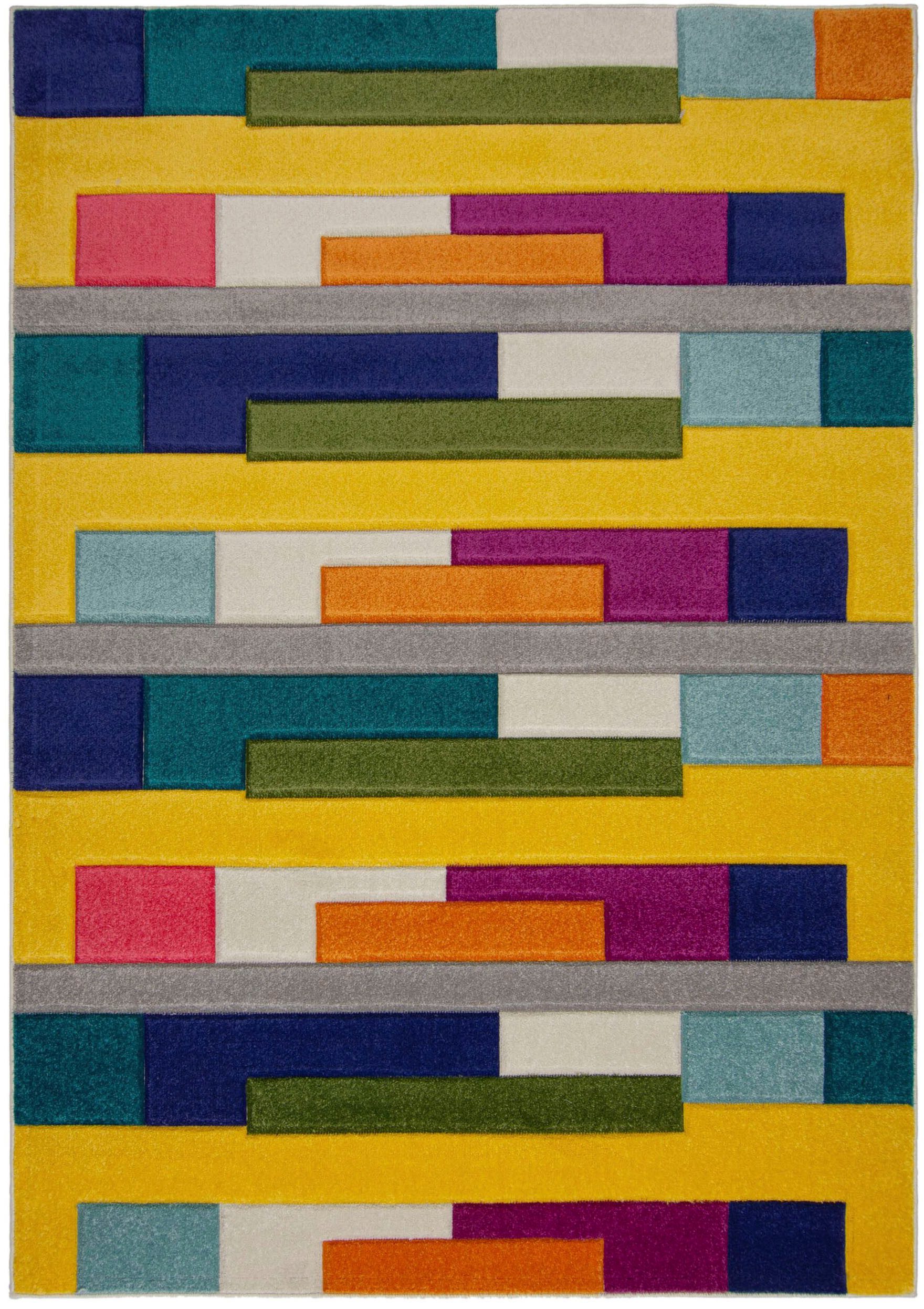 FLAIR RUGS Teppich »Spectrum«, rechteckig, 8 mm Höhe, Handgeschnitzt Teppic günstig online kaufen