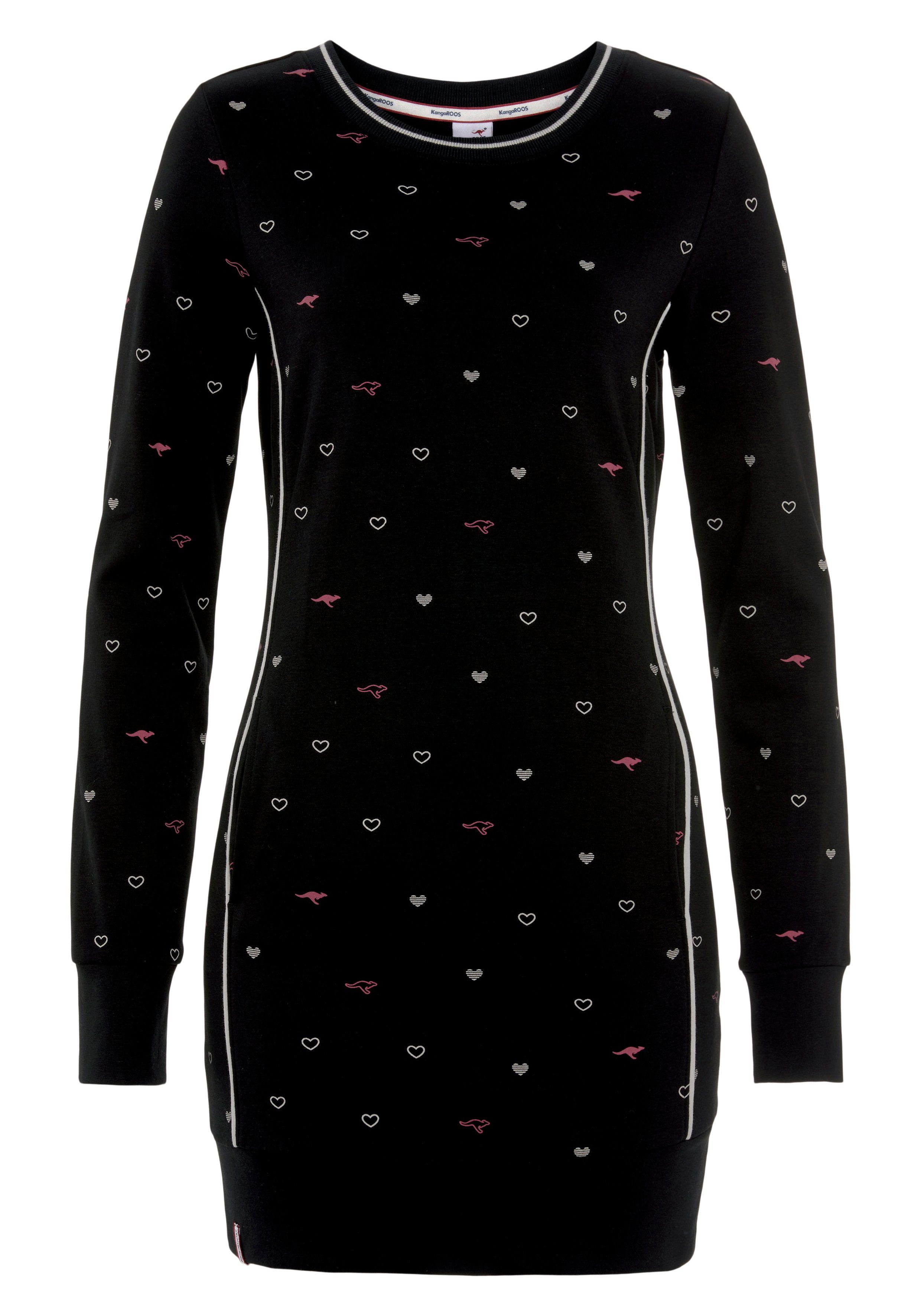 KangaROOS Sweater Langarm, figurbetont, aus Interlock-Baumwolle, mit Nahttaschen. Reduzierter Preis € 35,99. Unverbindliche Preisempfehlung € 43,99