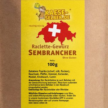 KAESE-SELBER.DE Back-Set kaese-selber.de Raclettegewürz Sembrancher 100 g, (1-tlg)
