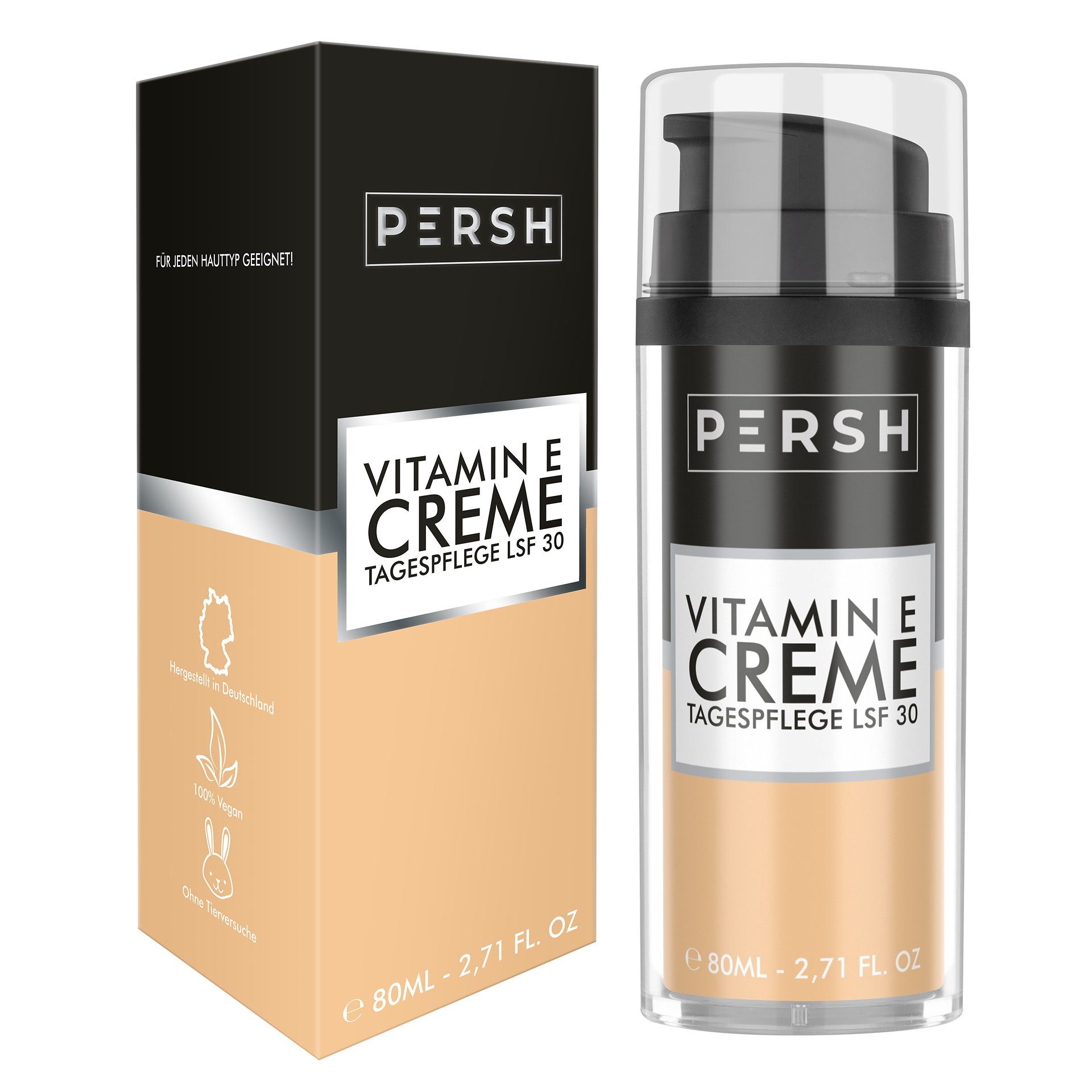 PERSH Tagescreme Vitamin E Tagescreme LSF 30, Anti-Aging