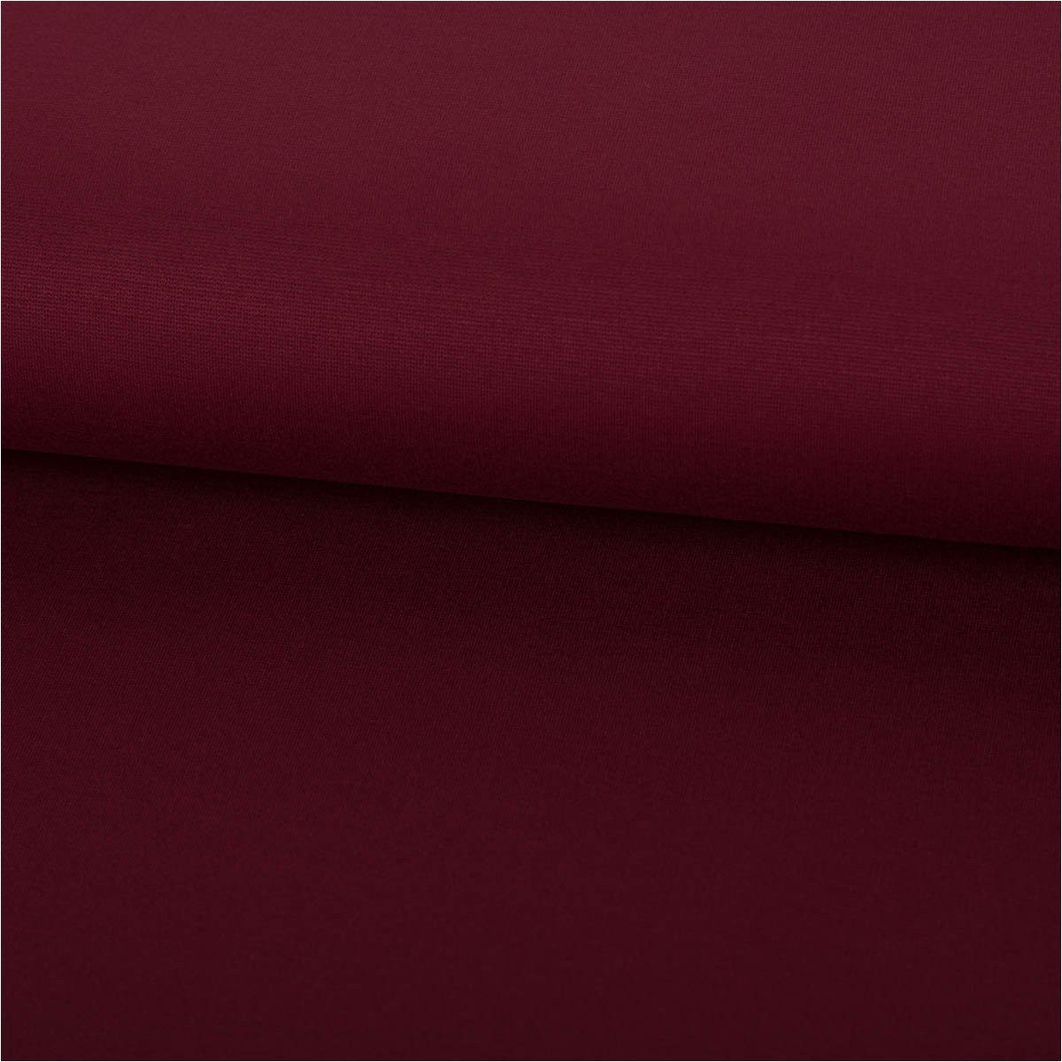 SCHÖNER LEBEN. Stoff Viskose Romanit Jersey Punta Royal einfarbig dunkel rot 1,5m Breite, atmungsaktiv