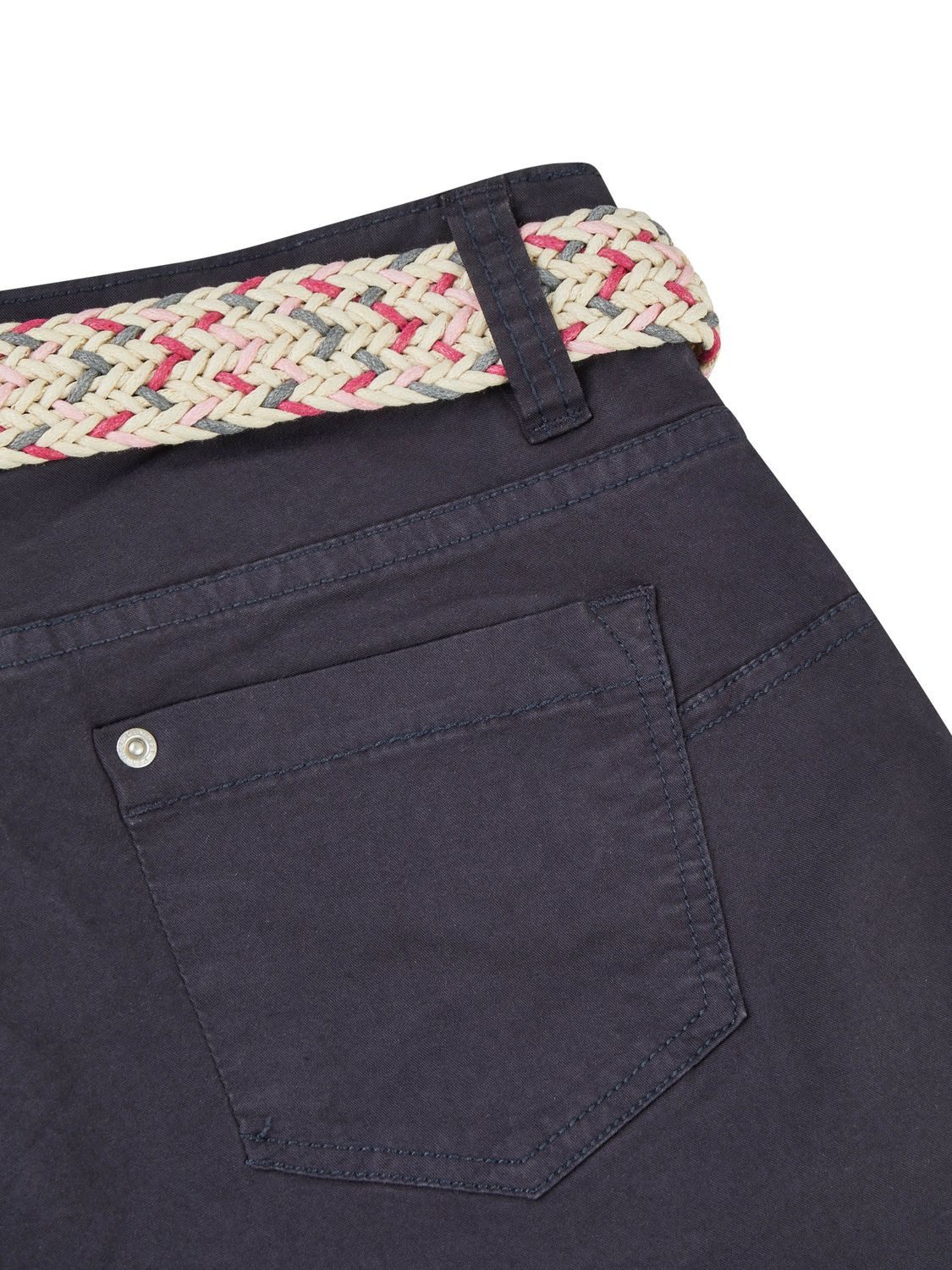 DENIMFY Bermudas Damen Shorts DFPia Regular Fit Chinoshorts mit Gürtel – Bild 4 von 4
