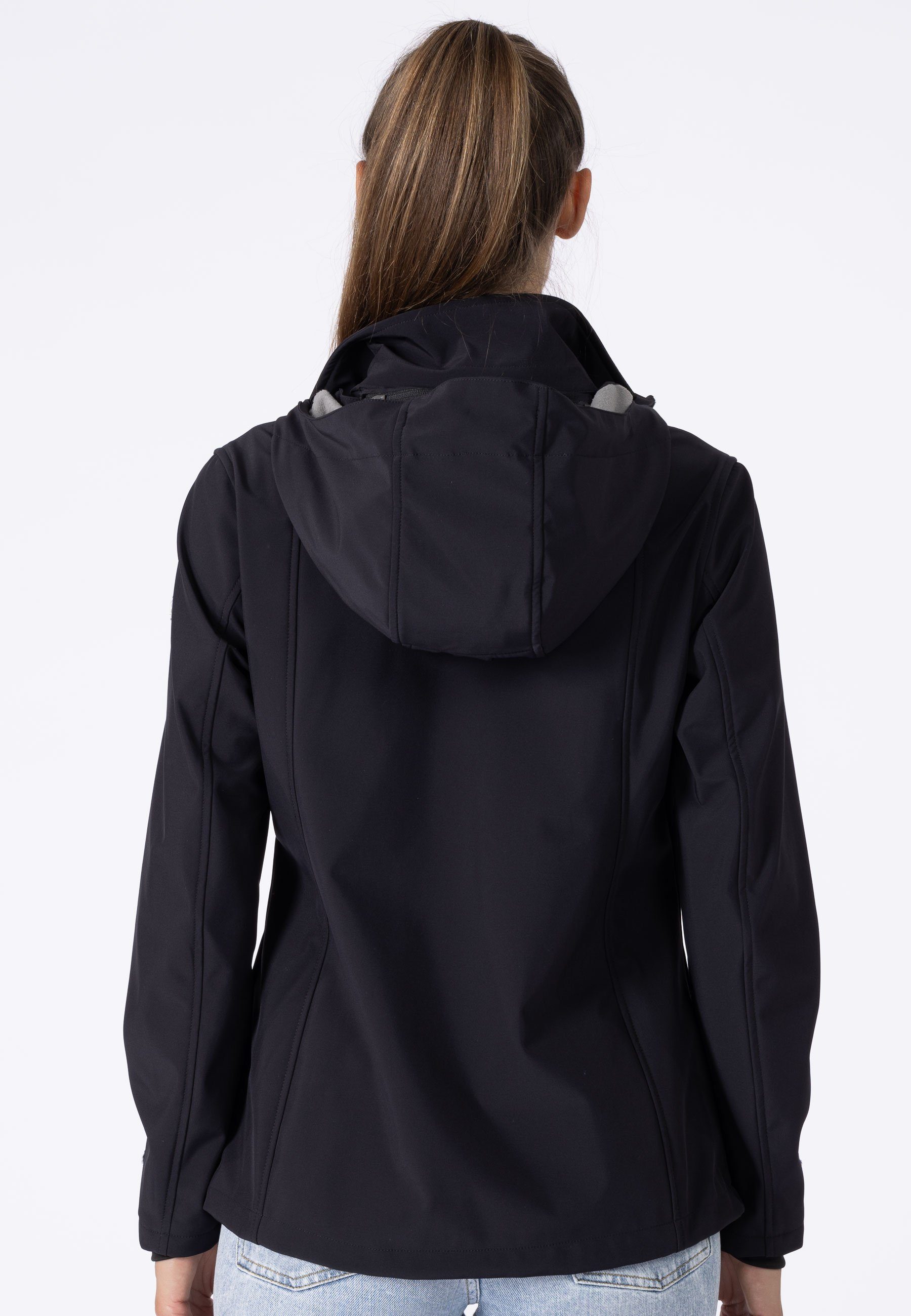 Softshelljacke - Sila LPO Softshelljacke Linea BLACK