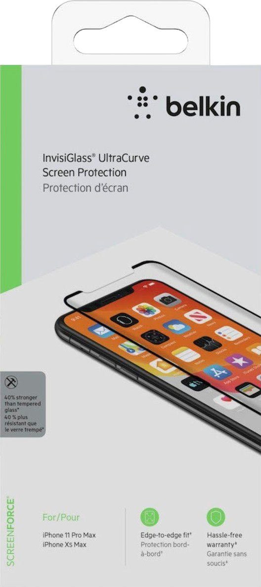 Belkin »InvisiGlass UltraCurve iPhone 11 Pro Max/Xs Max« für Apple iPhone 11  Pro Max, Apple iPhone Xs Max, Displayschutzglas online kaufen | OTTO