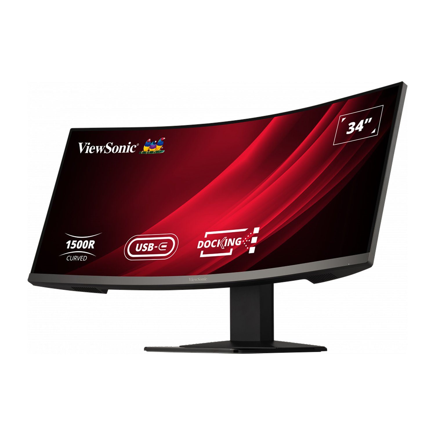 Viewsonic VS19725(VG3419C) Curved-LED-Monitor (86.36 cm/34 ", 3440 x 1440 px, 3 ms Reaktionszeit, VA, 21:9, curved, Lautsprecher integriert,Schwarz)