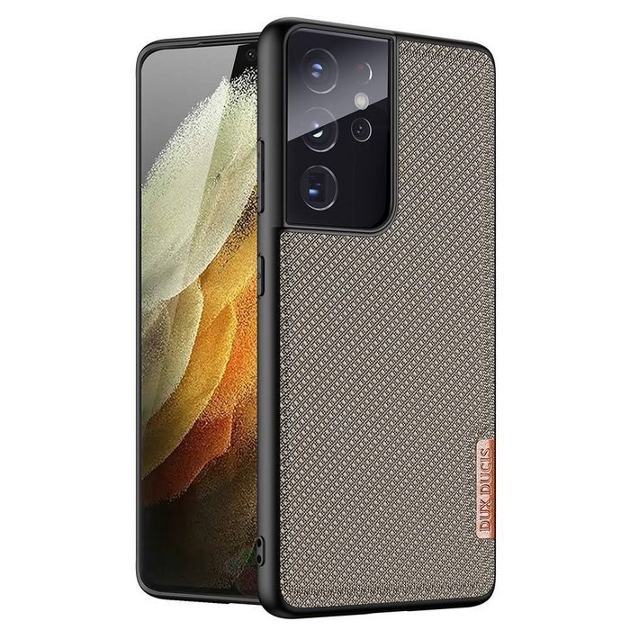 Dux Ducis Smartphone-Hülle Dux Ducis Fino Back Cover Case Hülle Schutz Handyhülle kompatibel mit Samsung Galaxy S21 Ultra (G998B)