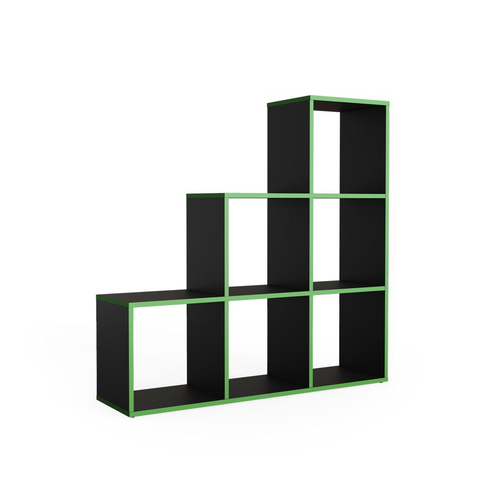 Vicco Raumteiler, Schwarz/Grün, 105 x 107.5 günstig online kaufen