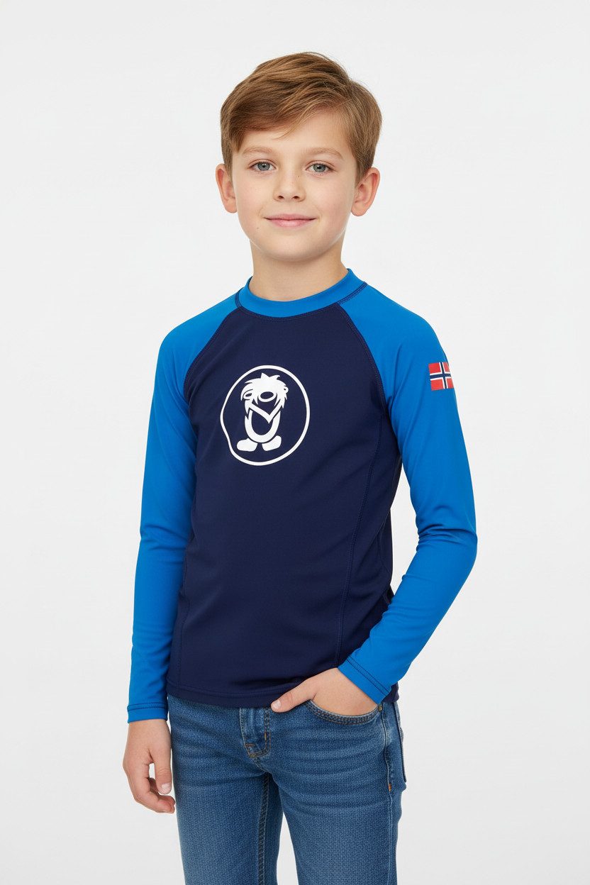TROLLKIDS Funktionsshirt KIDS KVALVIKA SHIRT Badeshirt mit UV-Schutz