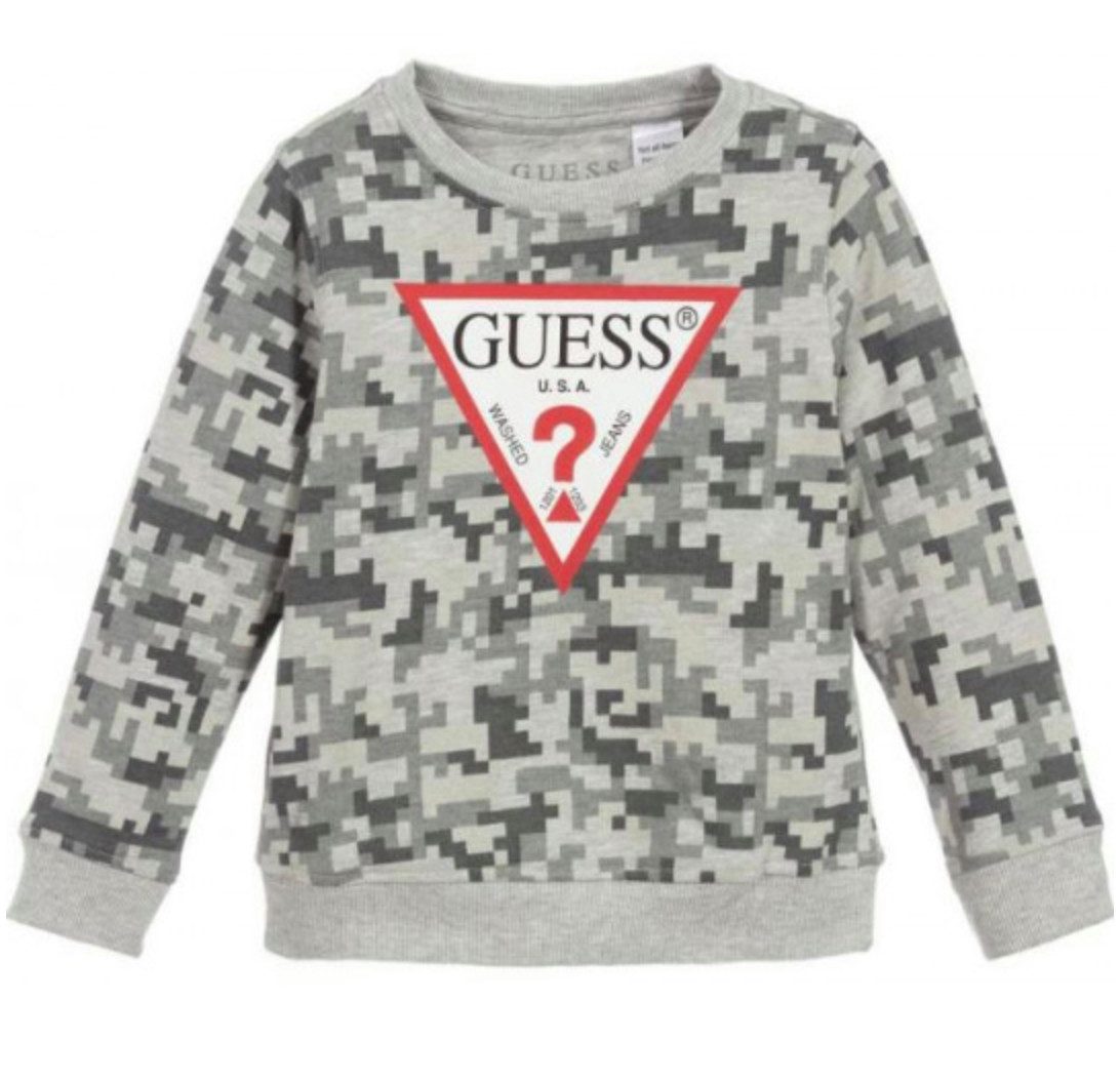 Guess Kids Sweater Guess Sweatshirt für Jungen, aus Baumwollmischung