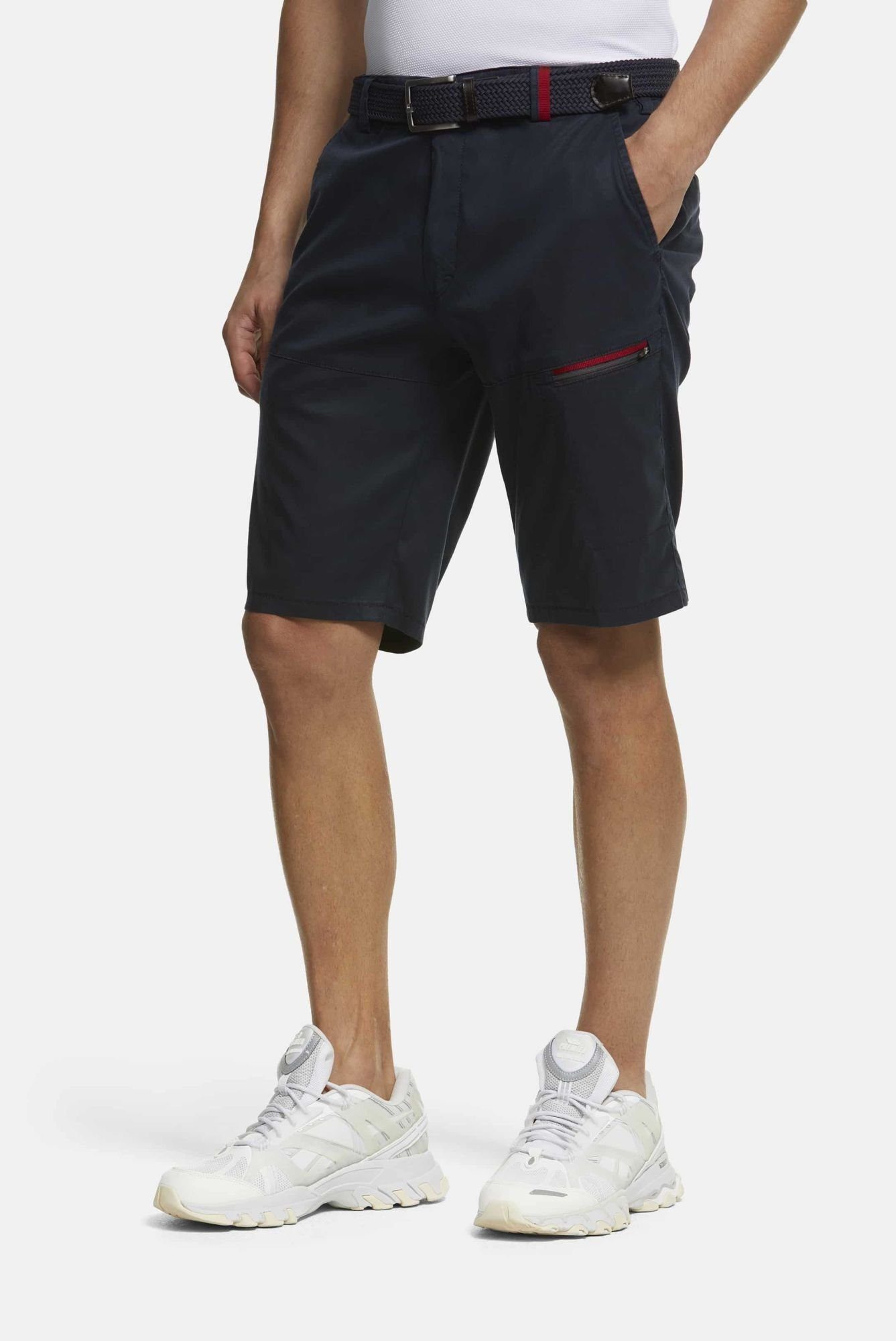 MEYER Shorts B-Arran mit Shirt-Stopper marine