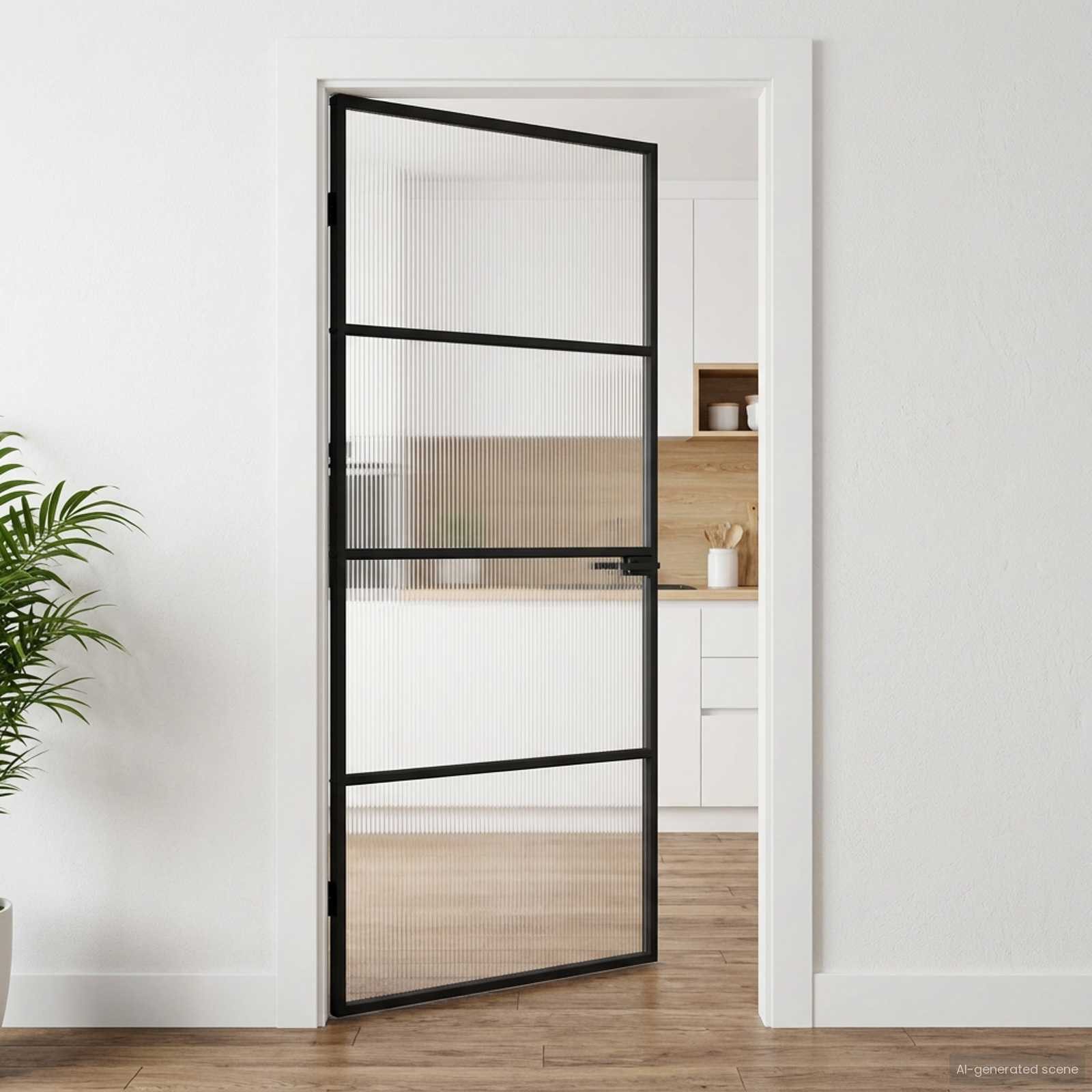 vidaXL Haustür Wohnzimmer-Tür 93 x 201,5 x 3,5 cm (1-St)