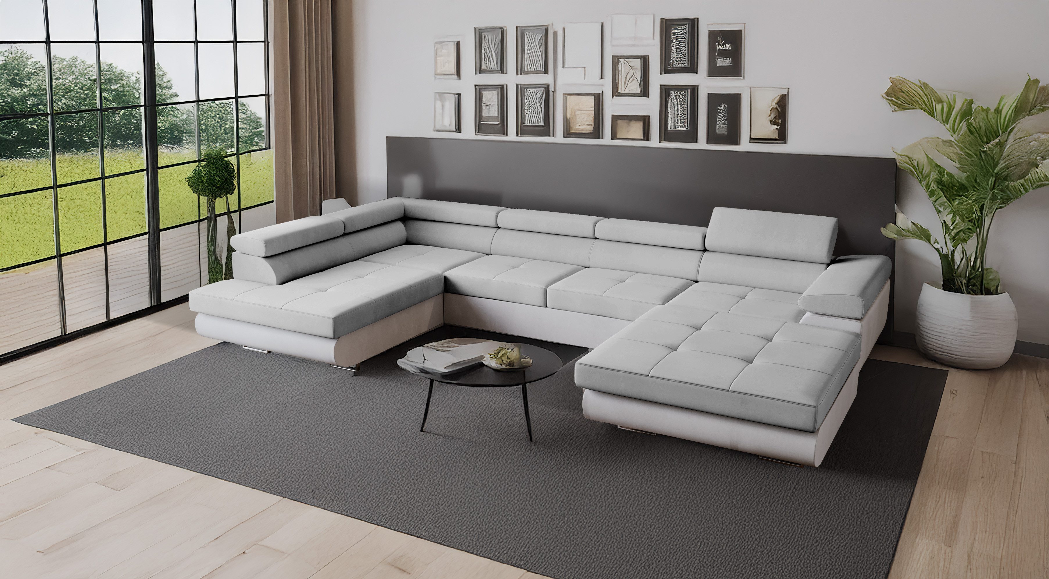 Goldstoff Wohnlandschaft RELAX U Ecksofa mit günstig online kaufen
