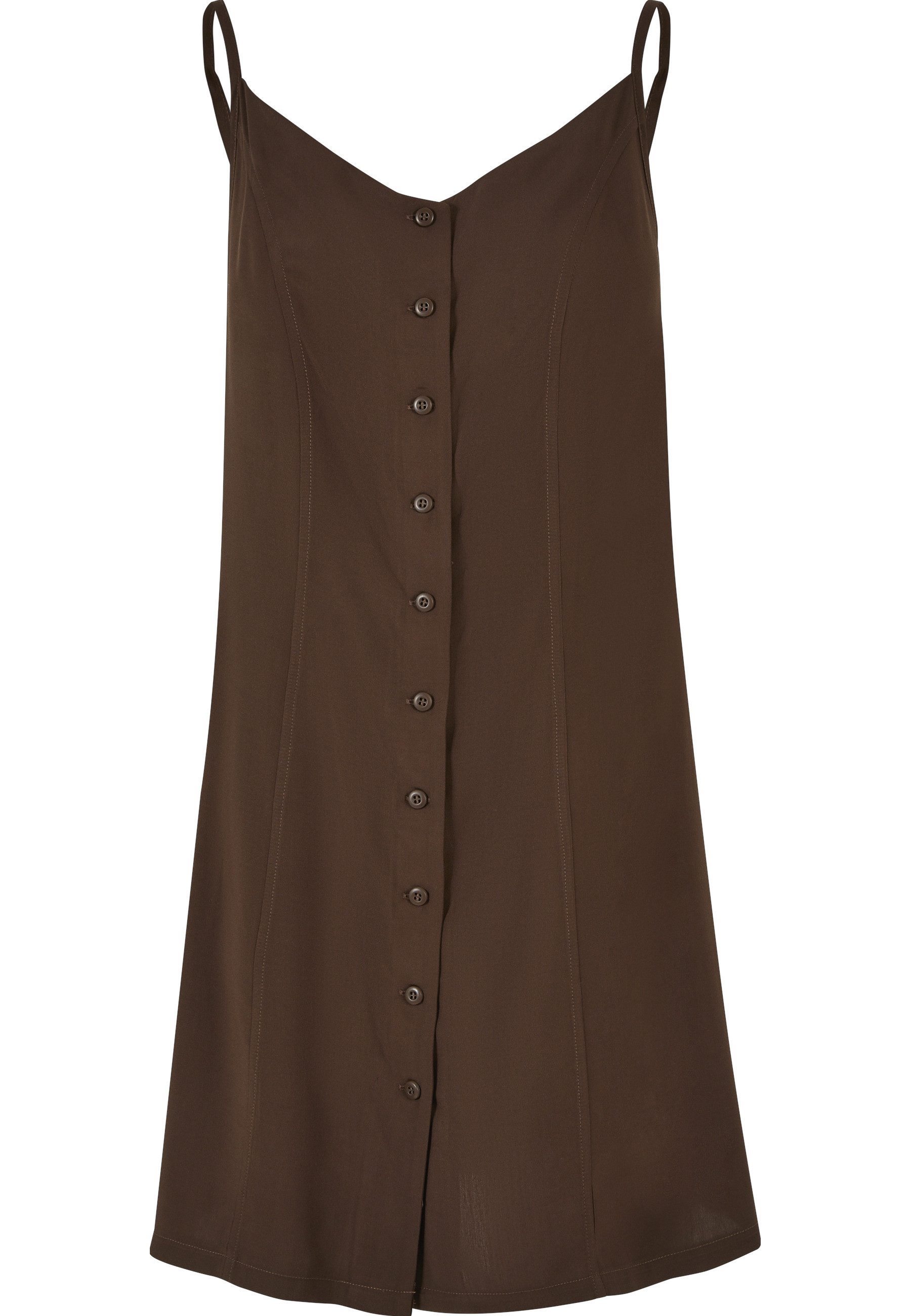 A-Linien-Kleid Urban Classics Damen Ladies Vicose Mini Dress