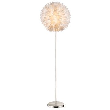 Globo Stehlampe, Leuchtmittel nicht inklusive, Design Steh Stand Leuchte Gästezimmer Blüten Kugel Lampe Schalter