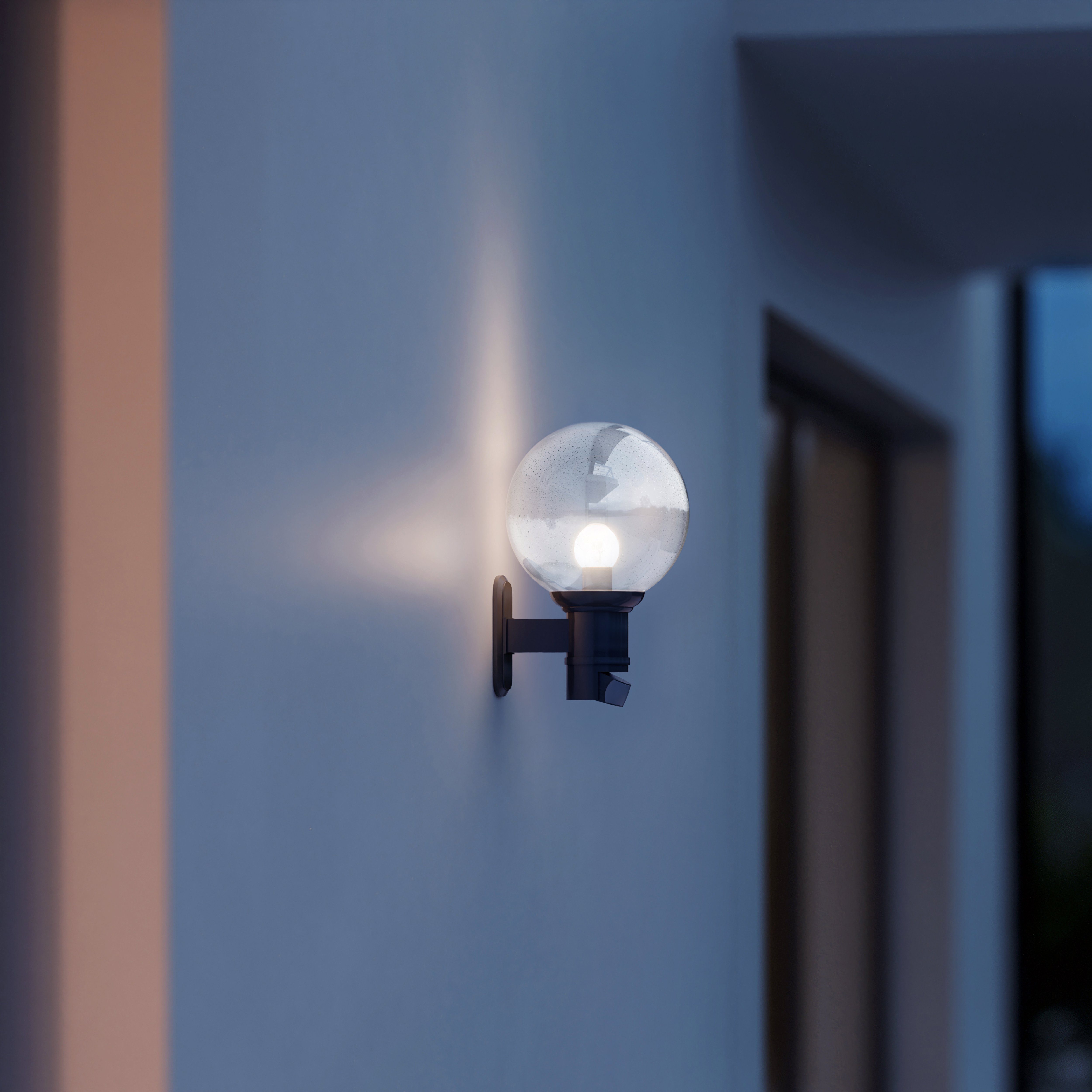 steinel Außen-Wandleuchte L 560 S, ohne Leuchtmittel, Wandlampe, Bewegungsmelder, E27