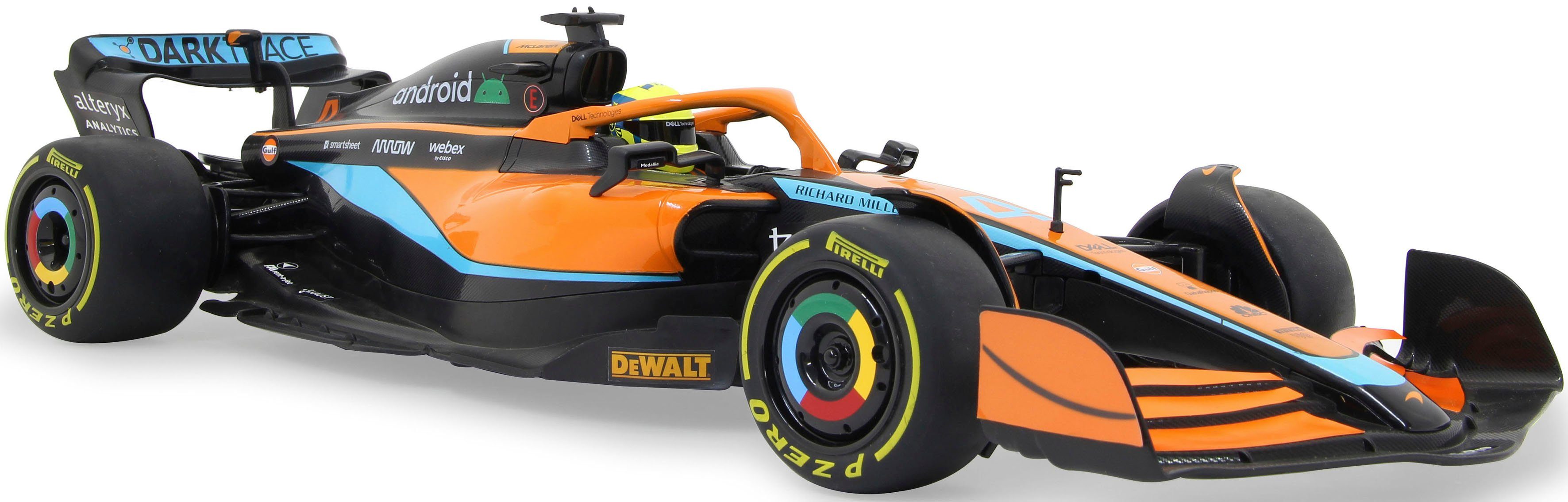 Jamara RC-Auto Deluxe Cars, Deluxe Cars, McLaren MCL36 1:12, orange - 2,4 GHz
