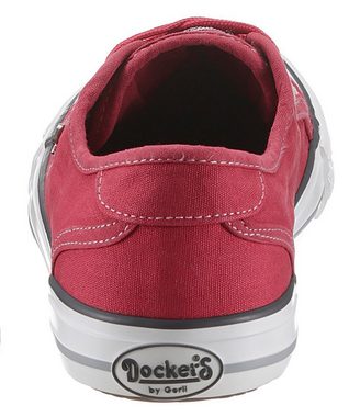 Dockers by Gerli Slip-On Sneaker Sneaker, Schlupfschuh, Freizeitschuh mit elastischer Zierschnürung