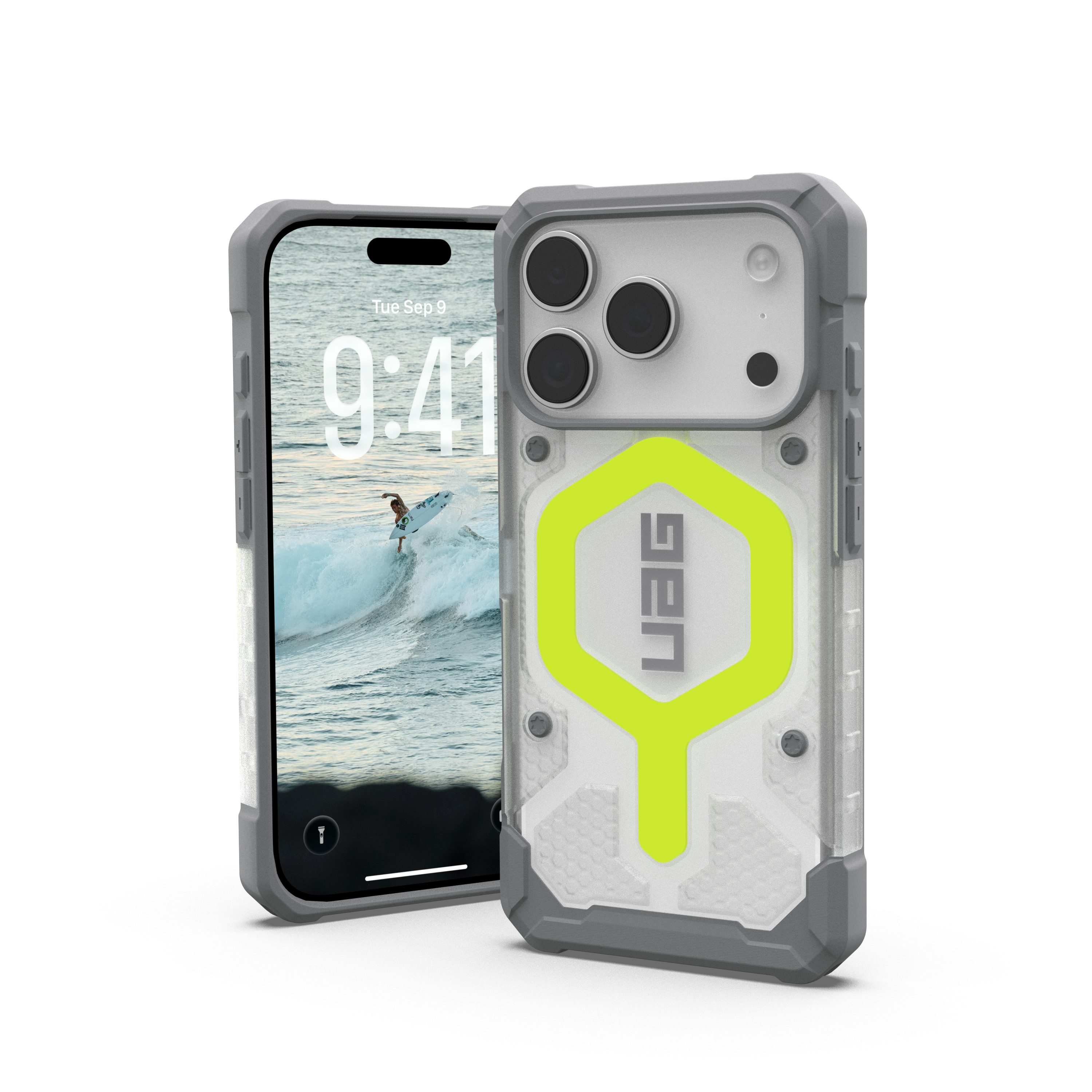 Urban Armor Gear Smartphone-Hülle Pathfinder - iPhone 18 Pro / iPhone 17 Pro MagSafe Hülle, [Starker Magnetring, Fallschutz nach Militärstandard]