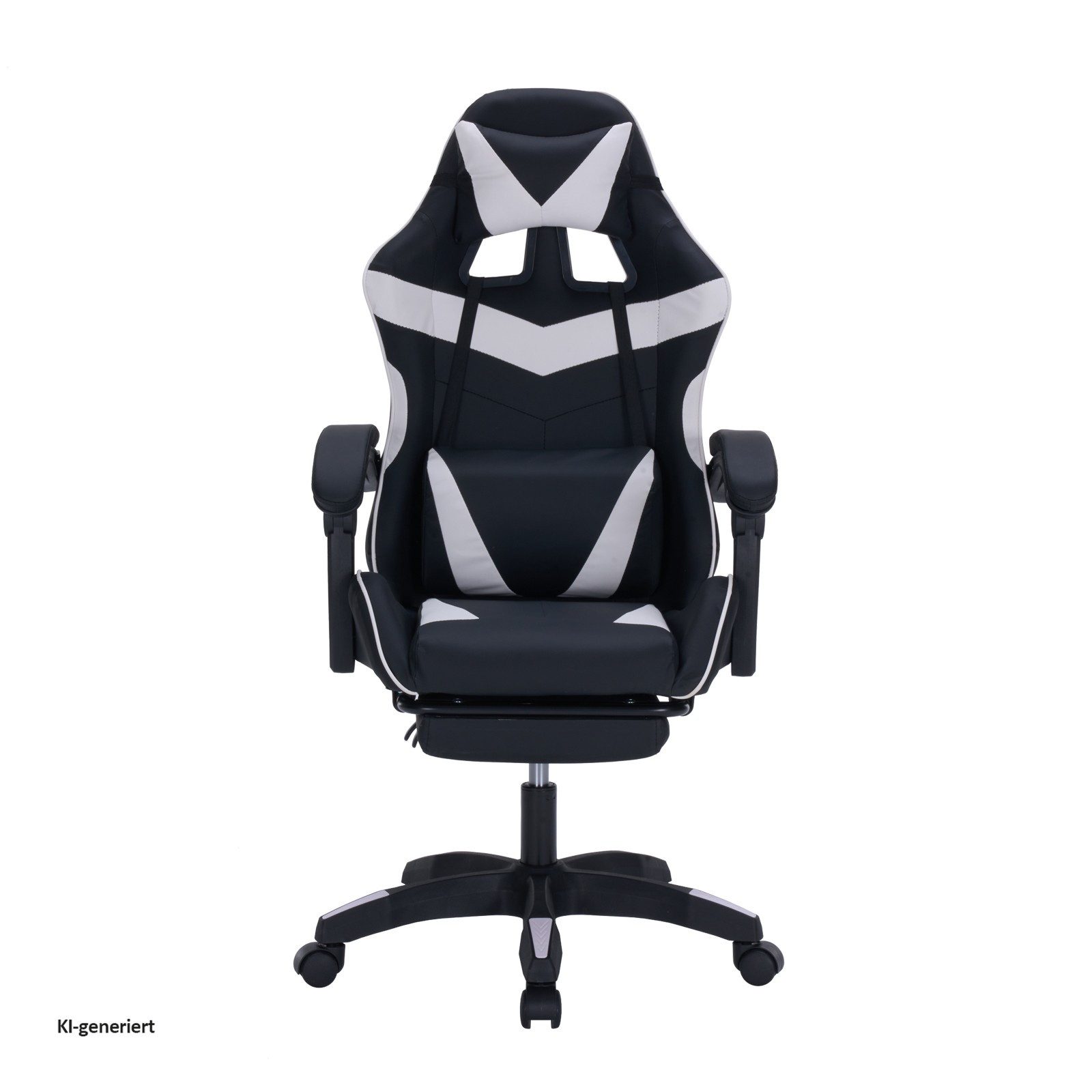 HTI-Living Drehstuhl Gaming Stuhl Krit Eco Schwarz-Weiß (Stück, 1 St), Bürostuhl Drehstuhl Schreibtischstuhl