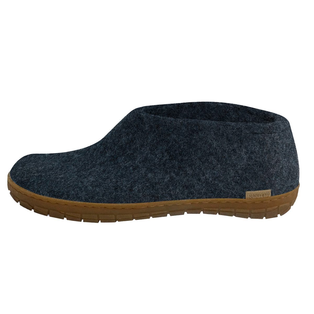 glerups dk Naturkautschuksohle Hausschuh (1-tlg) Hausschuh - Natürliches Material, Schützt vor Geruch, Bequem und weich