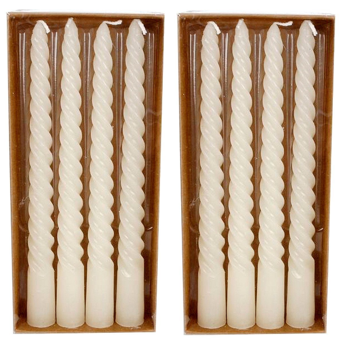 Macosa Home Tafelkerze beige Elfenbein Spiralkerzen günstig online kaufen