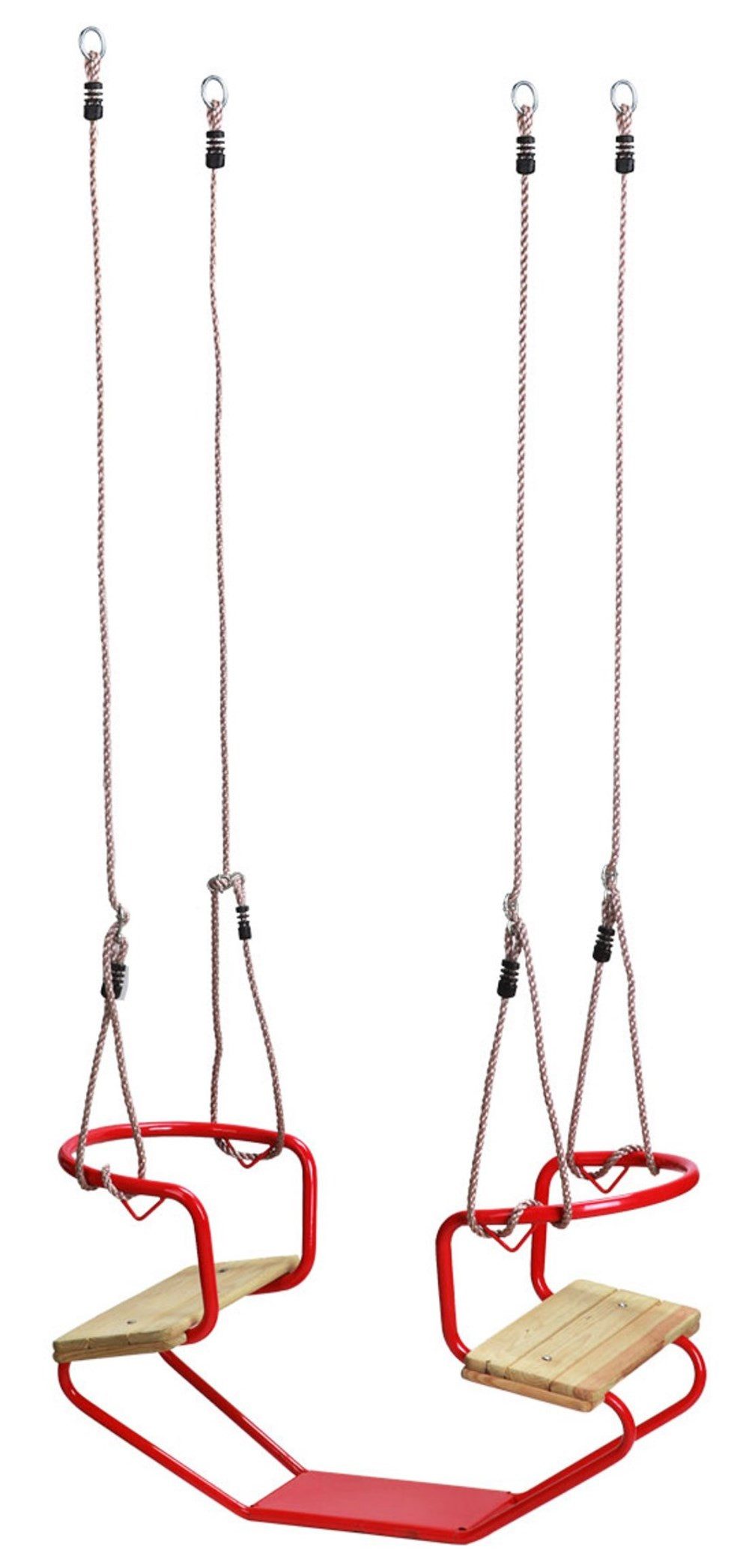 Loggyland Doppelschaukel Doppelschaukel Metall Doppelsitzschaukel Gesicht z günstig online kaufen