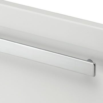 Lomadox Waschtisch FES-4005-66, weiß Spiegelschrank mit LED - 92/200/49,6cm