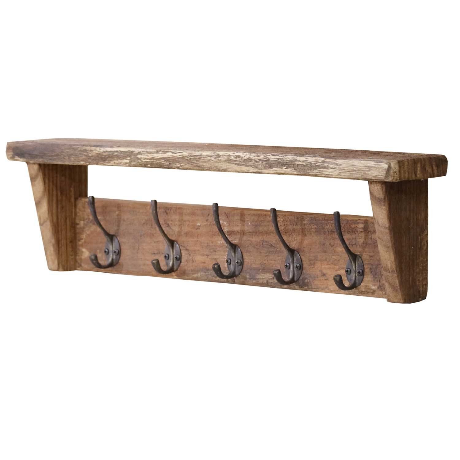 Casa Moro Kleiderhaken Wandgarderobe Belluno vintage mit 5 Haken rustikale günstig online kaufen