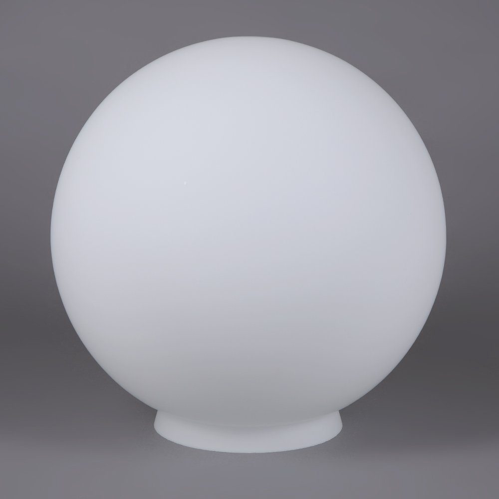 Home4Living Lampenschirm Kugelglas weiß matt Ø 300mm Lampenglas Ersatzglas mit Kragen, Dekorativ