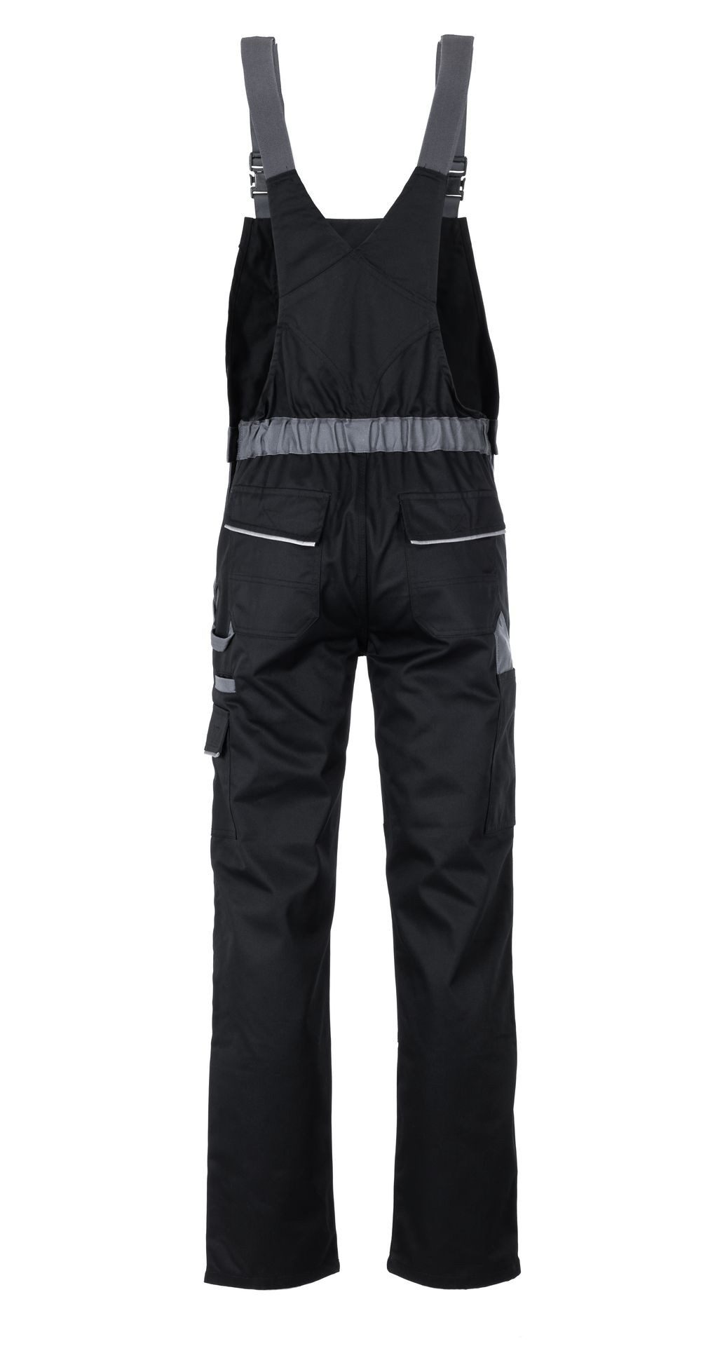 Planam Arbeitslatzhose PLANAM Herren Latzhose HIGHLINE Schwarz/Schiefer/Zink – Bild 4 von 4