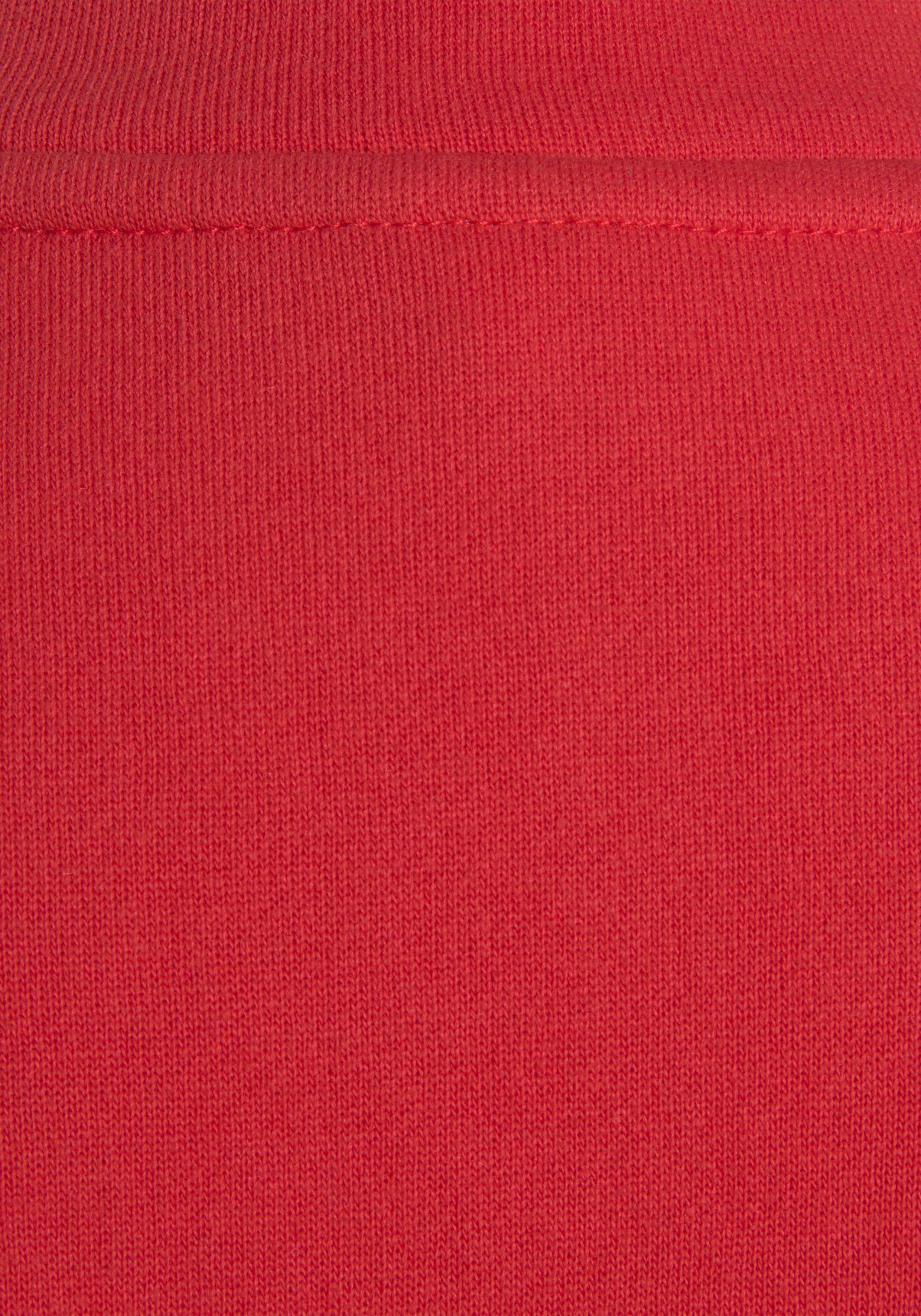 Stehkragen mit Sweatshirt Stil, im Troyer maritimen Loungeanzug H.I.S rot