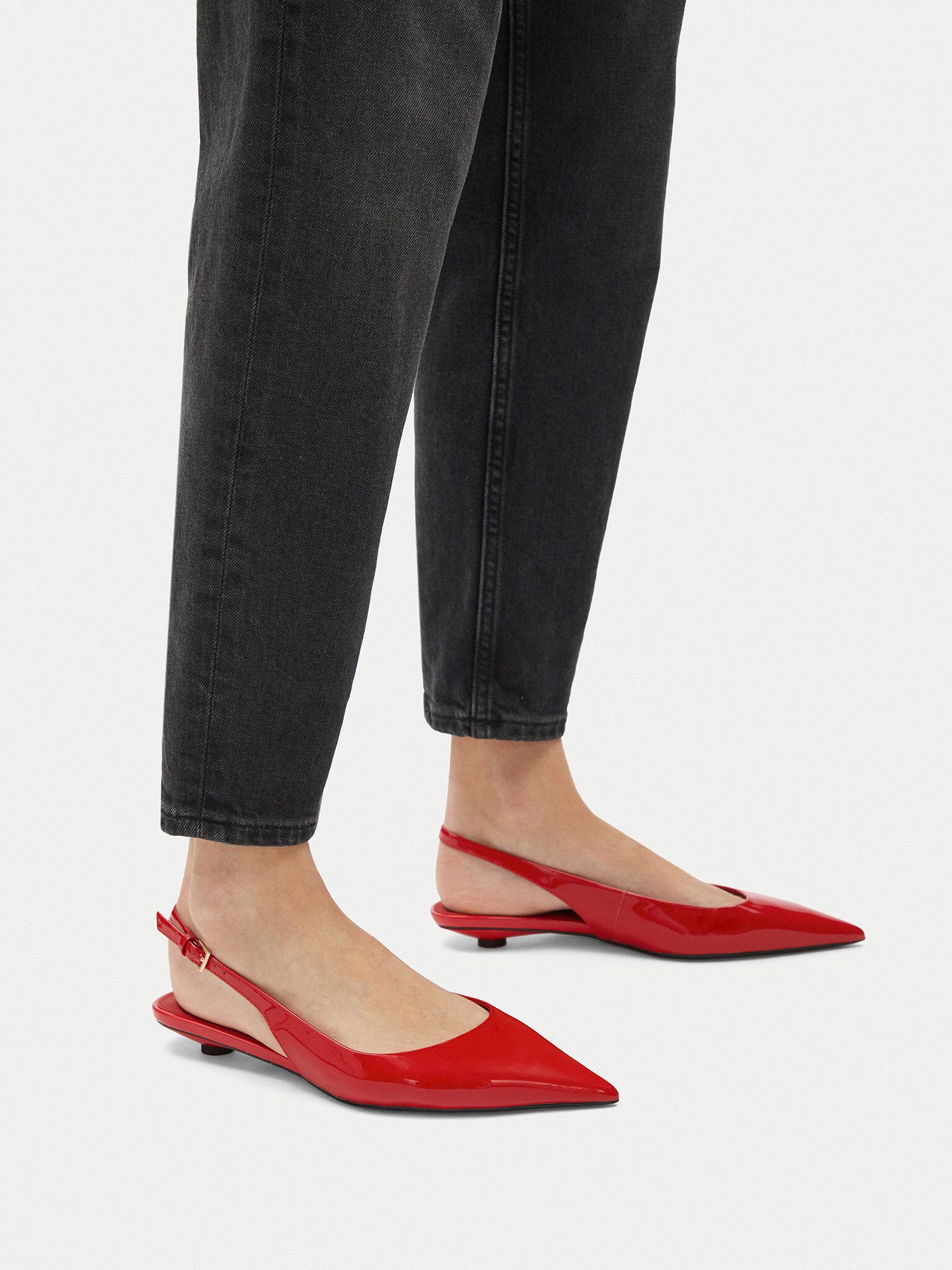 GINO ROSSI Gino Rossi Damen-Ballerinas Rote VICI-V1895-105-2 Ballerina