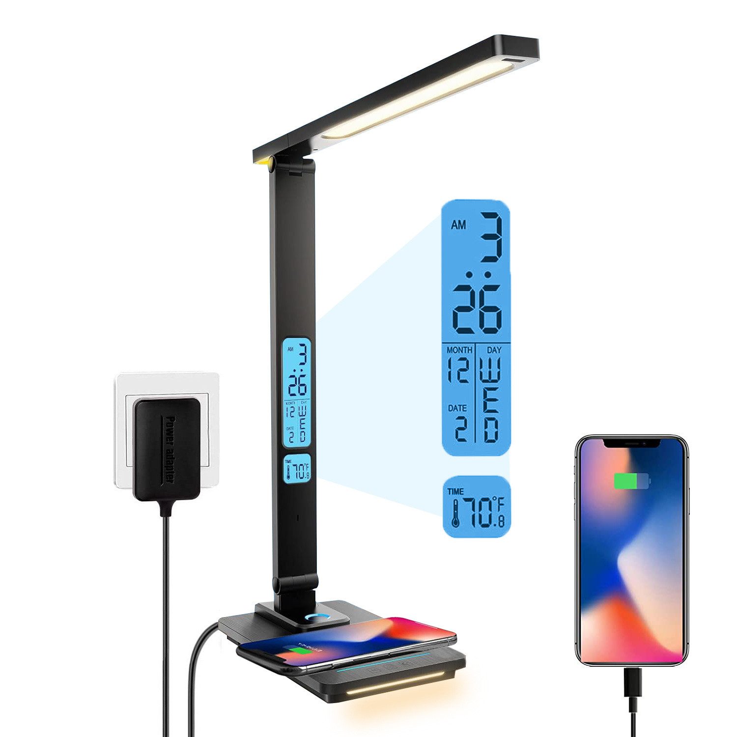 Schreibtischlampe LED Schreibtischlampe Nachttischlampe Tischlampe Tisch Lampe Leuchte