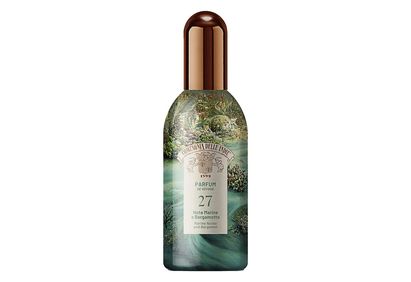 Compagnia delle Indie Eau de Parfum Parfum de Voyage 27 Meeresnoten & Bergamotte, 100 ml – frisch & unisex