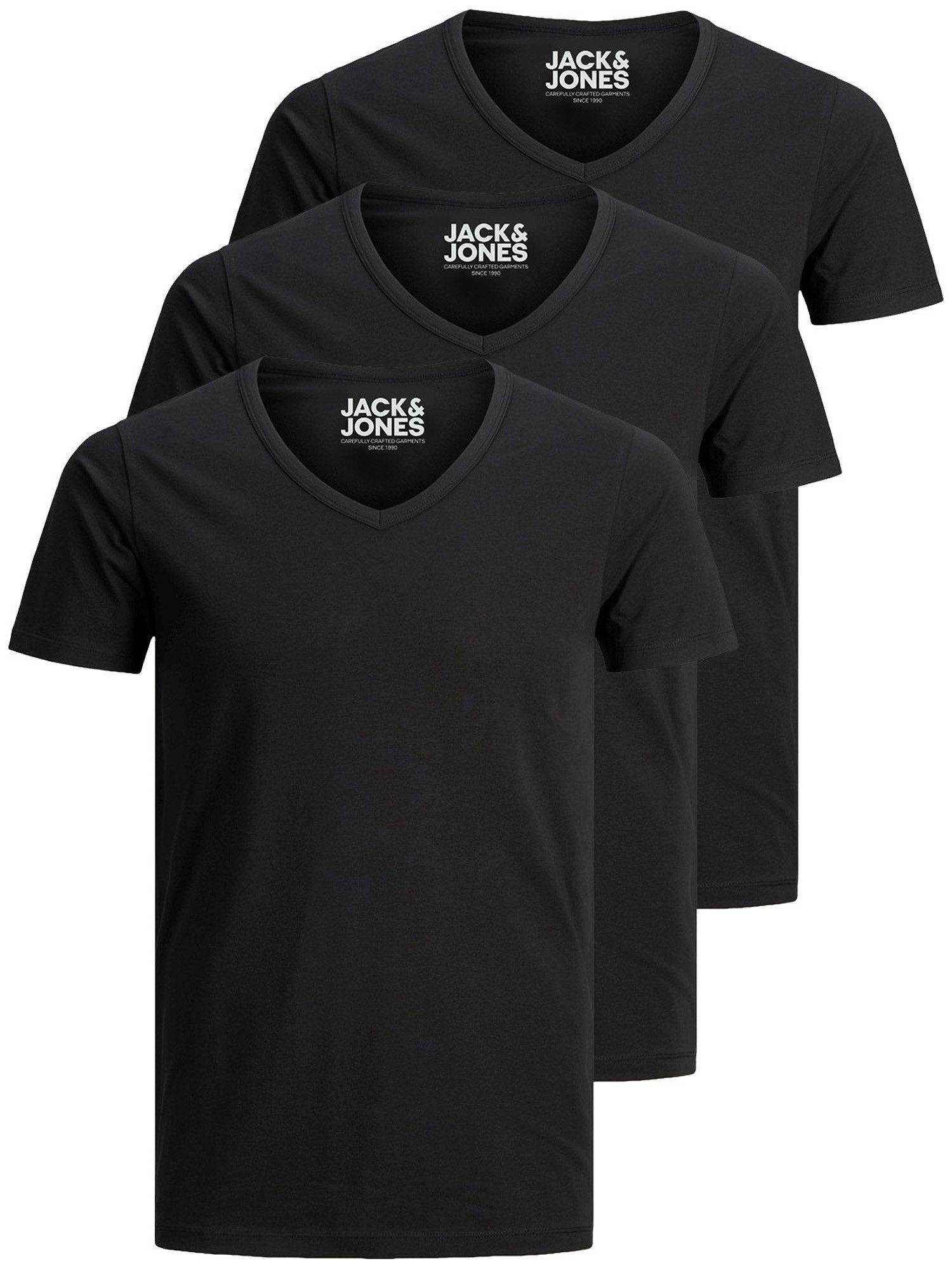 Jack & Jones T-Shirt Basic V-Neck günstig online kaufen
