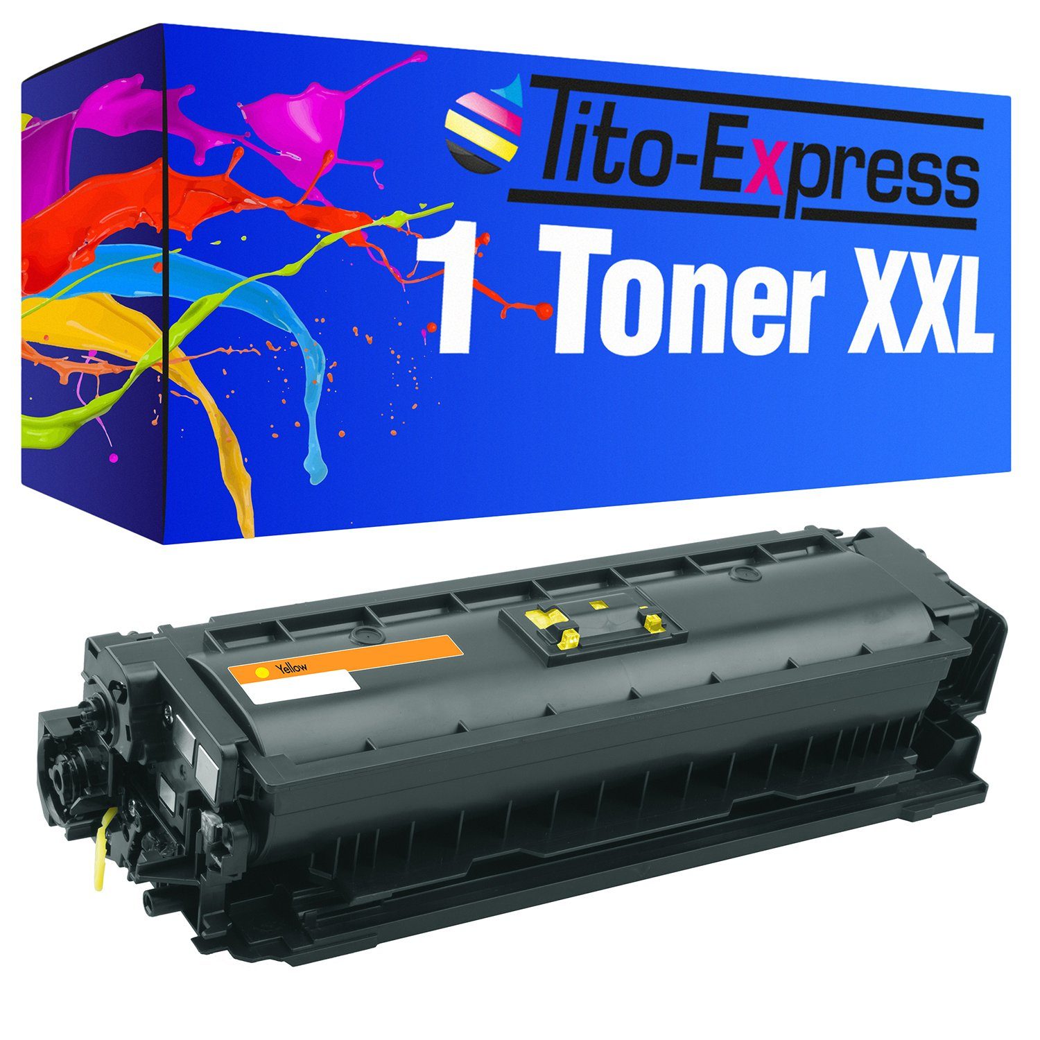 Tito-Express Tonerpatrone ersetzt HP CF362X HP CF 362 X HPCF362X HP508X, (1x Yellow), für Color Laserjet Enterprise M552dn M553dn M553n M553x M552 M553